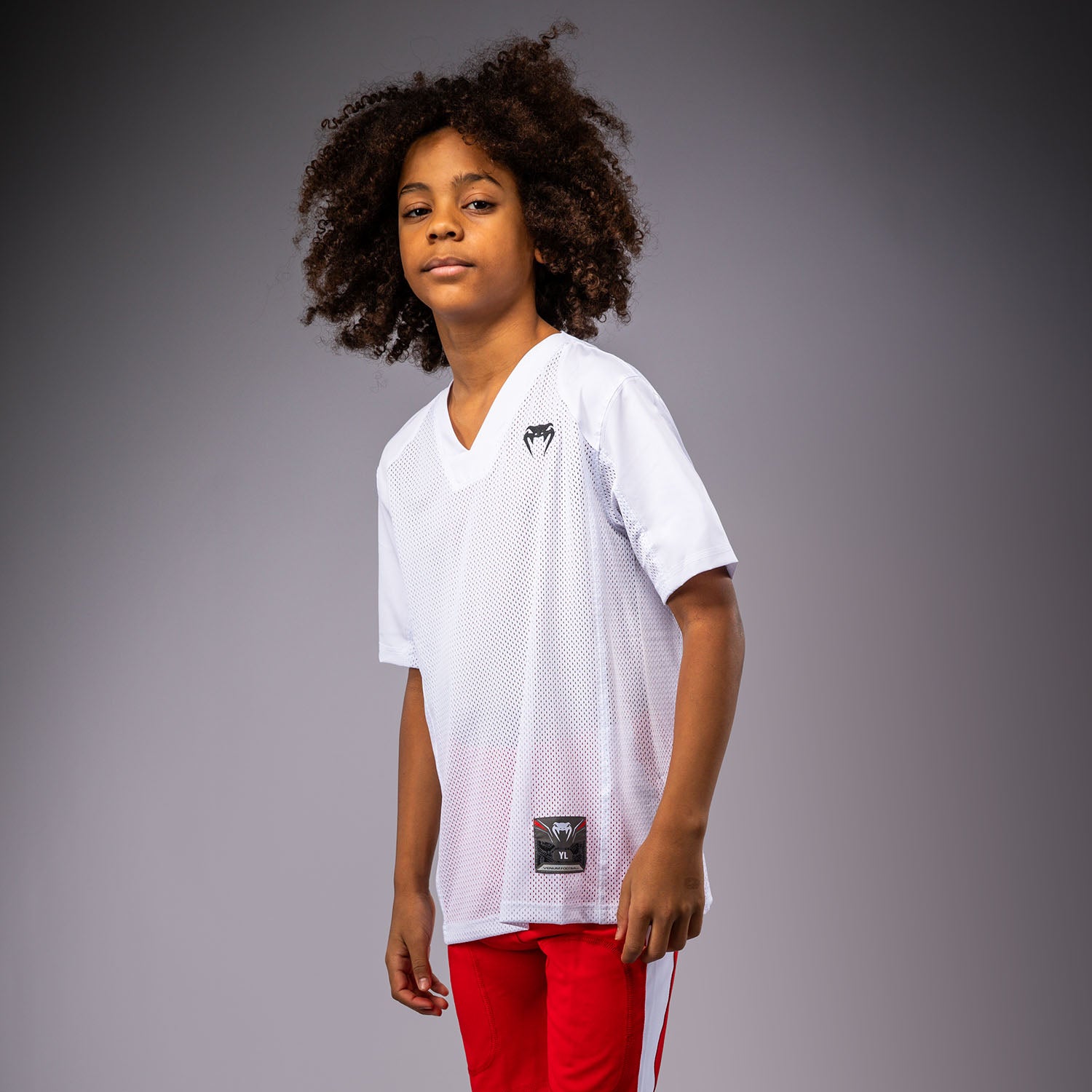 venum-elite-fu-ball-t-shirt-kinder-kurzarm-wei image 3