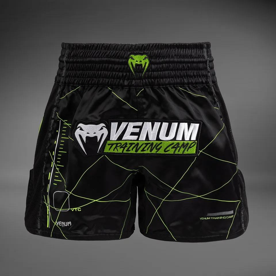 venum-training-camp-4-0-muay-thai-shorts-schwarz-neongr-n image 1