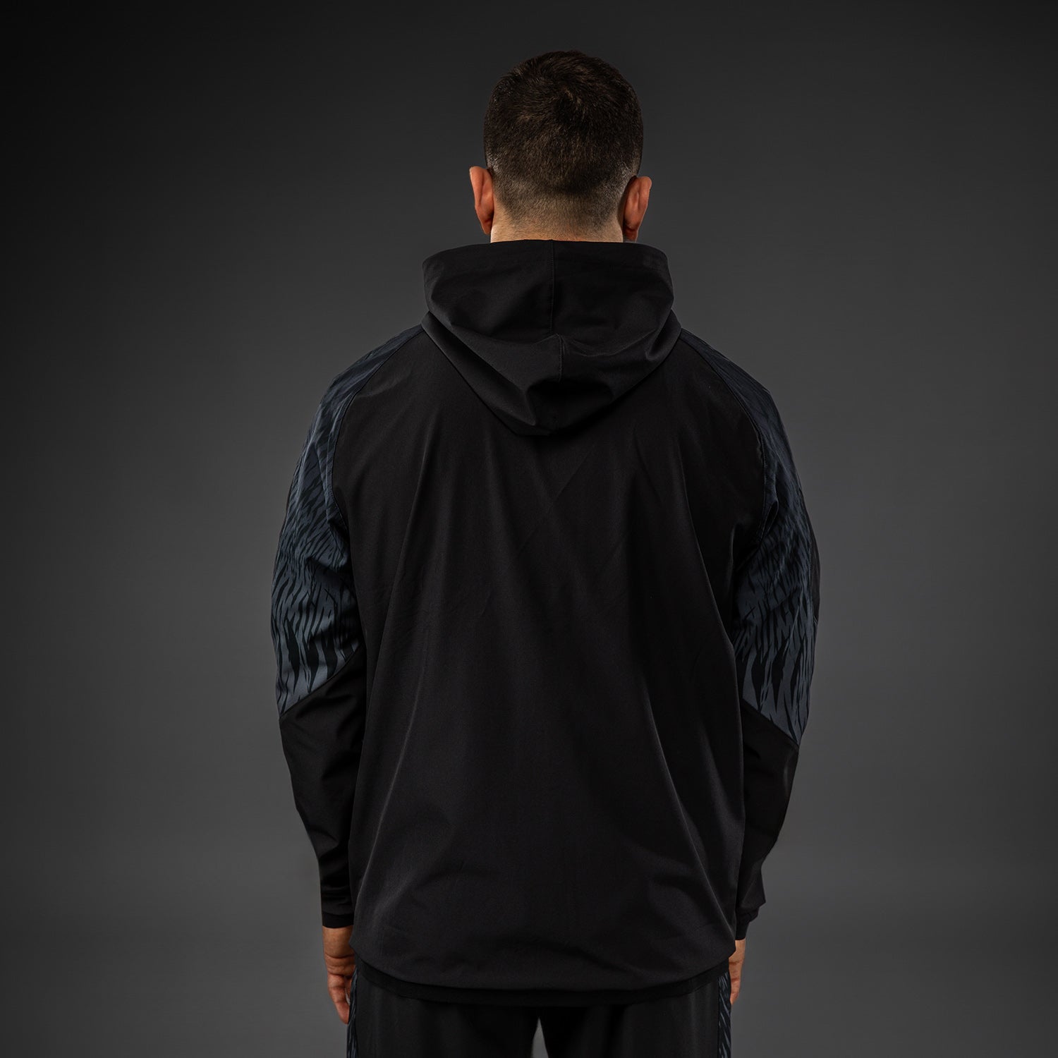 venum-x-chimaev-trainingsjacke-schwarz-grau image 4