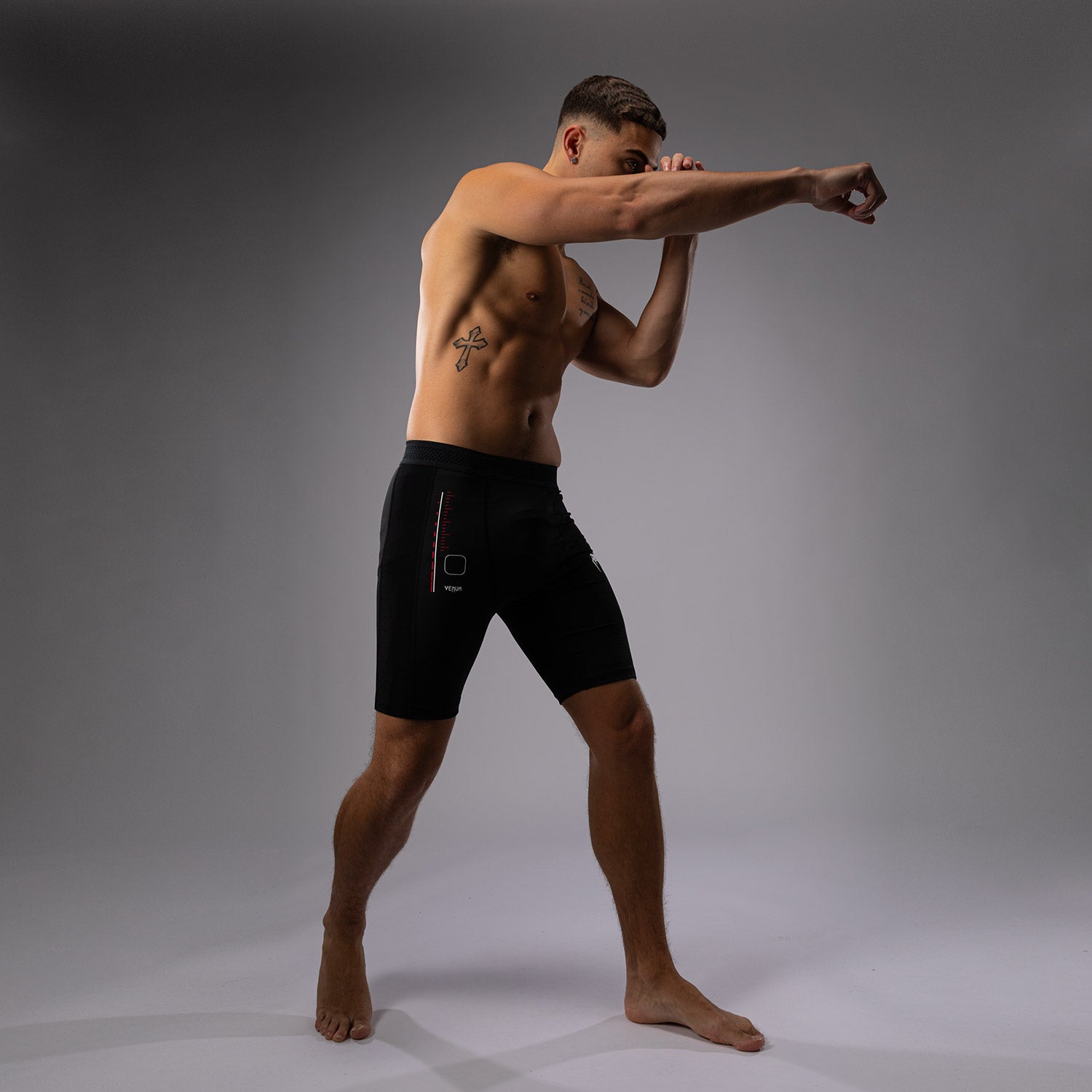venum-tactical-xt-vale-tudo-shorts-herren-schwarz-feuerrot image 3