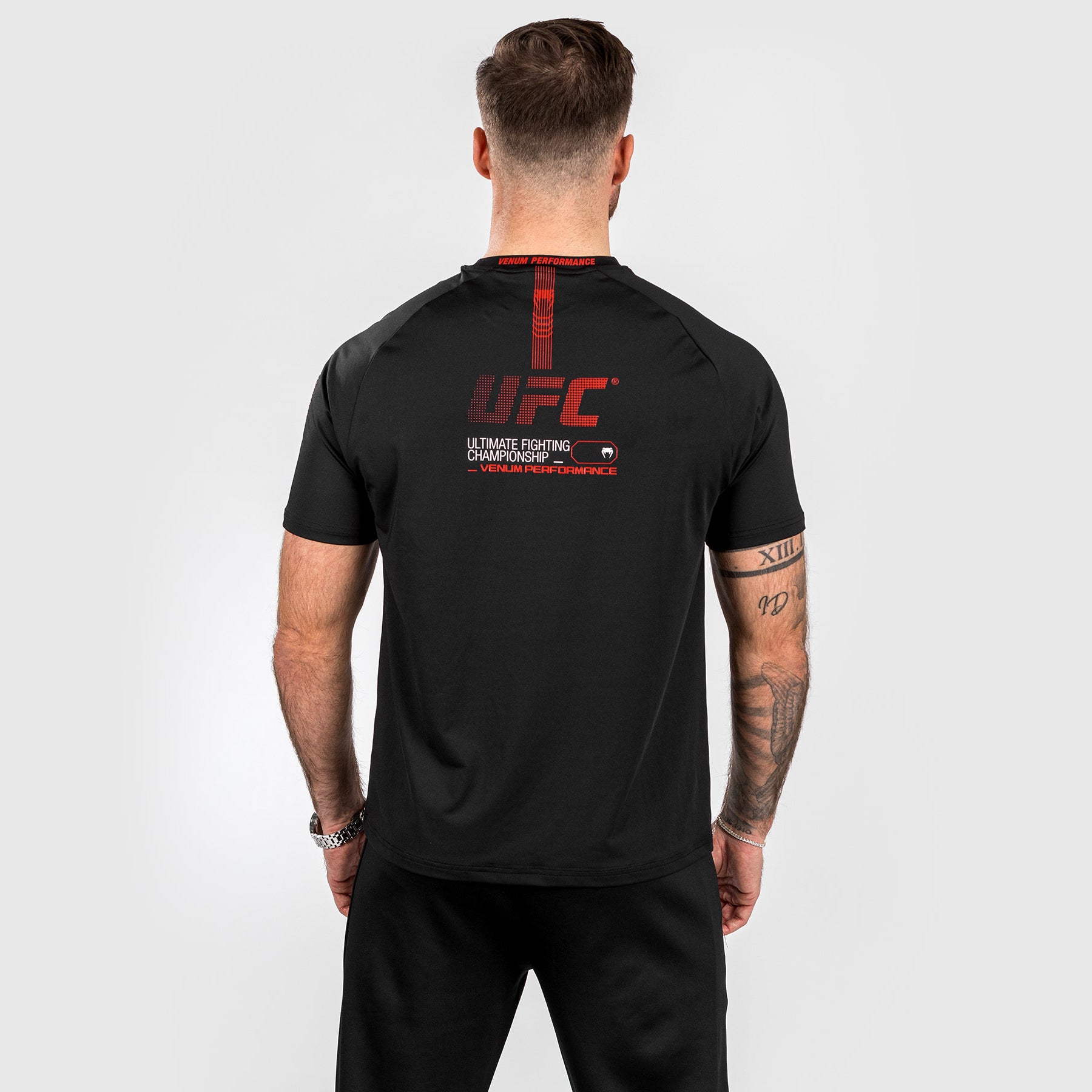 ufc-adrenaline-by-venum-fight-week-dry-tech-t-shirt-herren-schwarz image 2