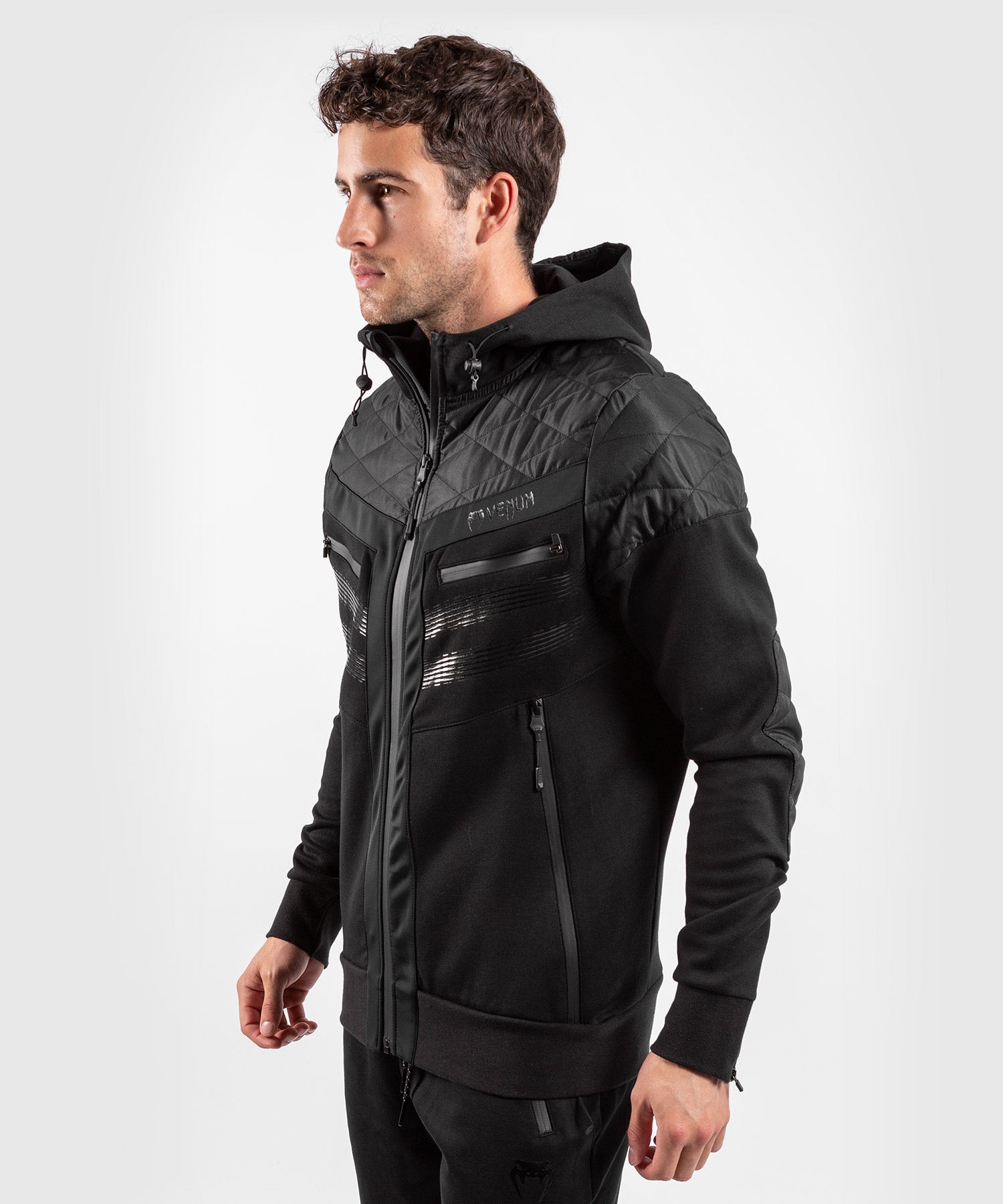 venum-laser-2-0-hoodie-sweatshirt-schwarz-schwarz image 4