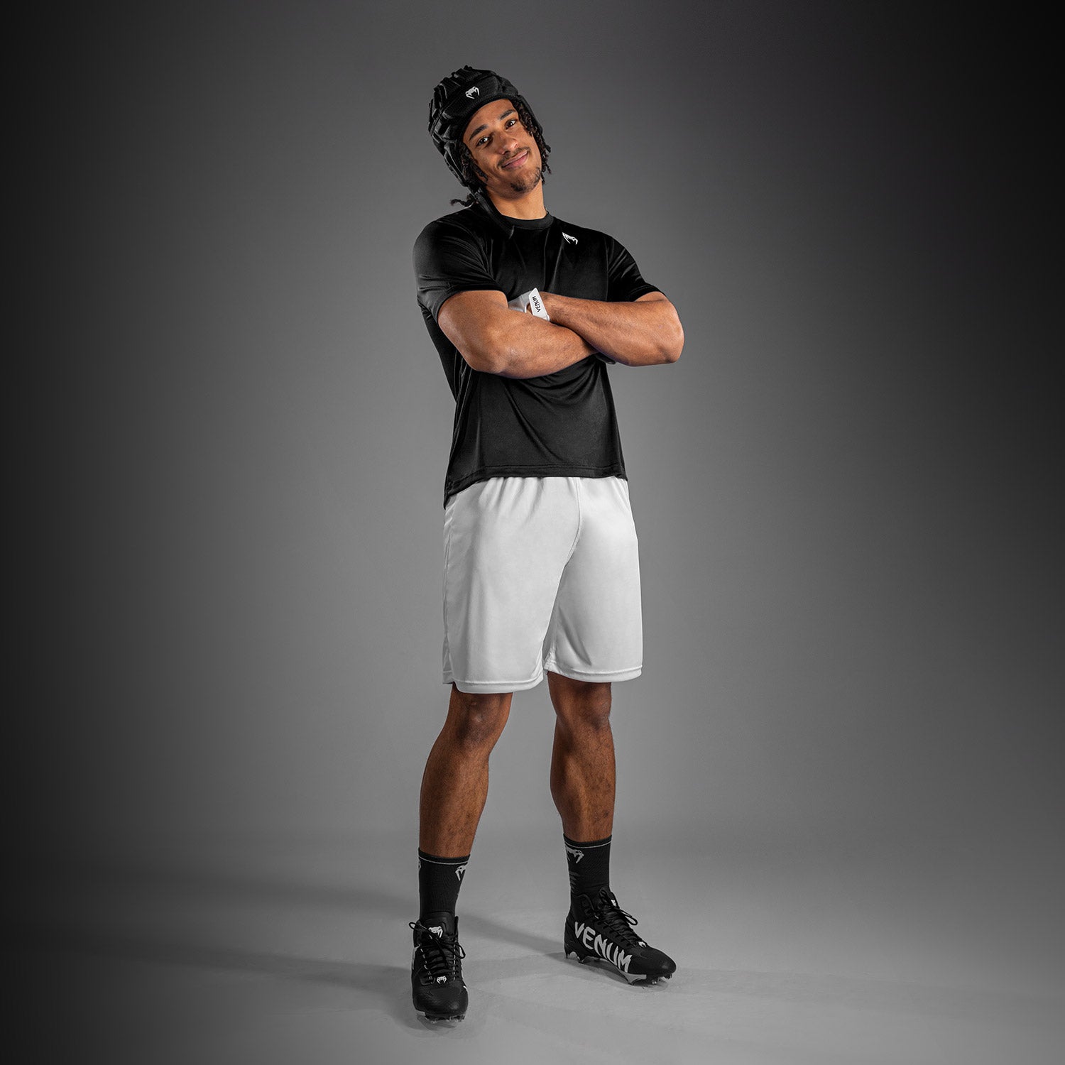 venum-lineup-performance-kurzarm-t-shirt-herren-schwarz-wei image 6