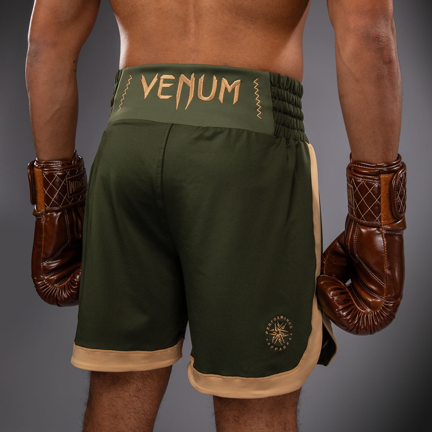 venum-classic-boxshorts-olivgr-n-sand image 6