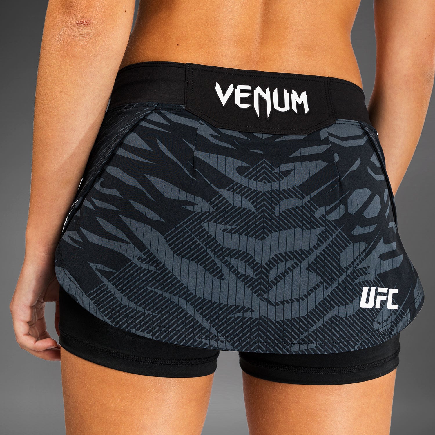 ufc-fusion-by-venum-authentic-fight-night-skort-damen-schwarz image 7