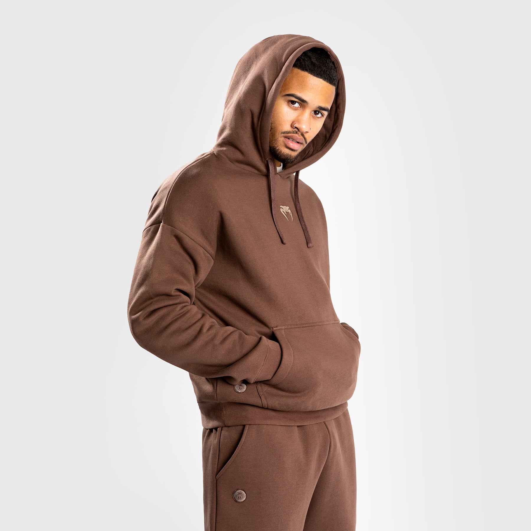 venum-vortex-xl-hoodie-mocha-braun-herren-oversize-hoodie image 6