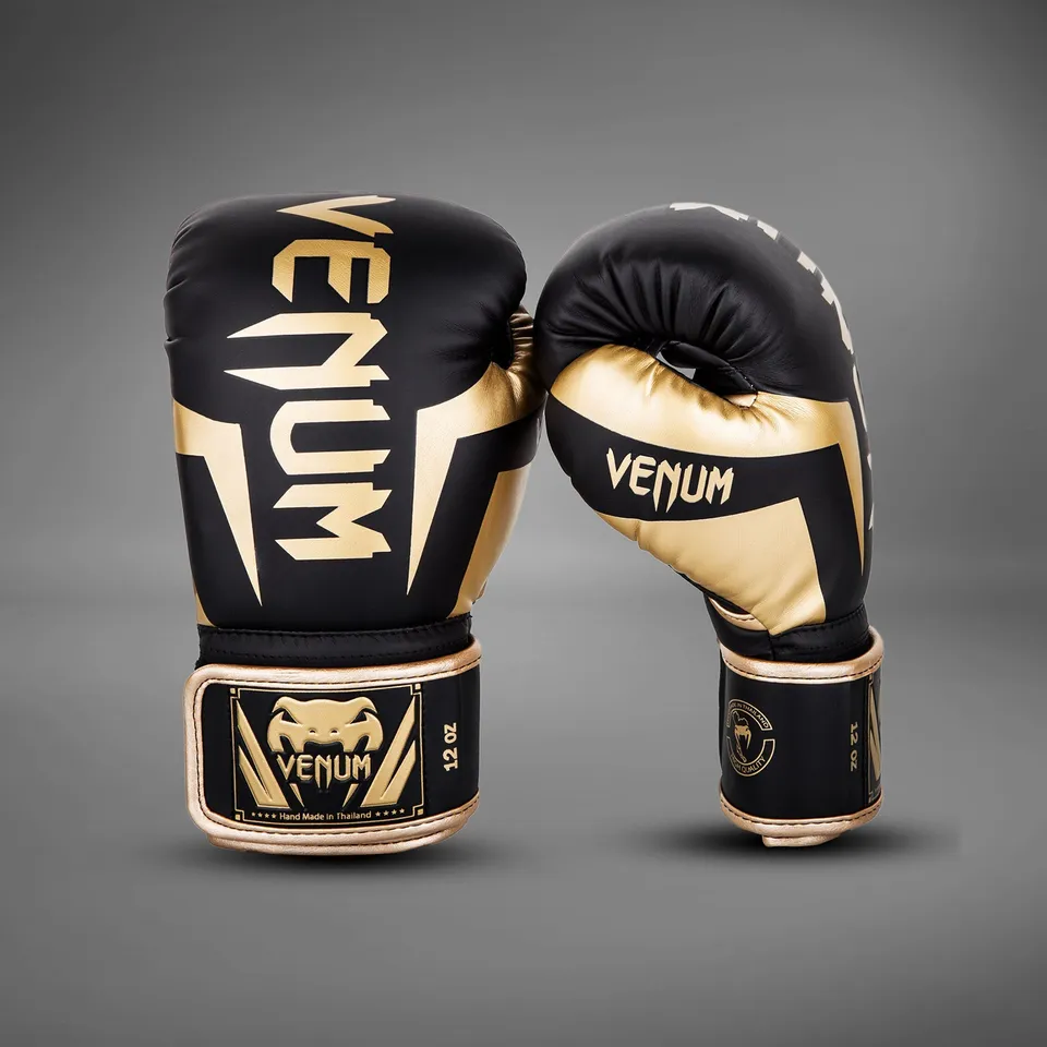 venum-elite-boxhandschuhe-schwarz-gold image 1