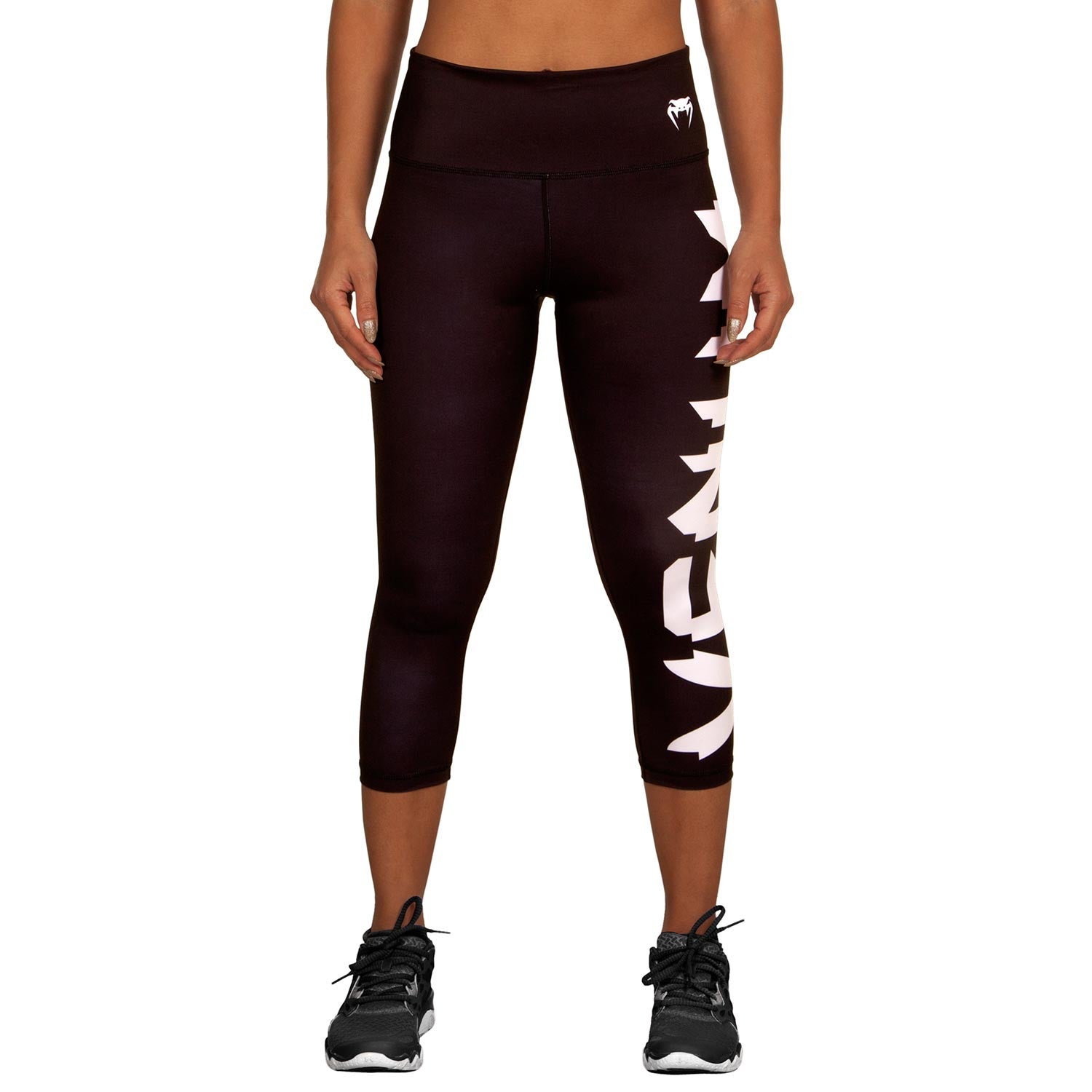 venum-giant-kurze-leggings-damen-schwarz image 2