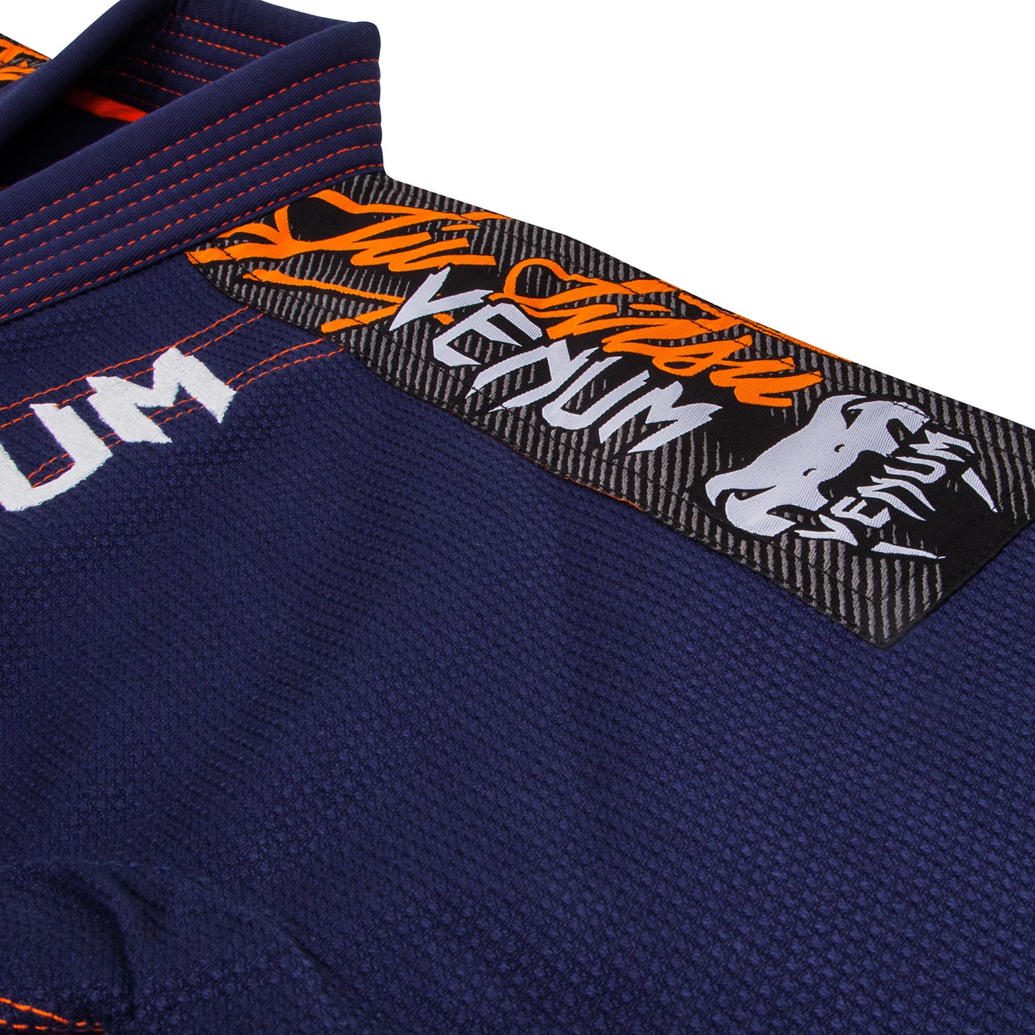 venum-challenger-3-0-bjj-gi-marineblau-orange image 6