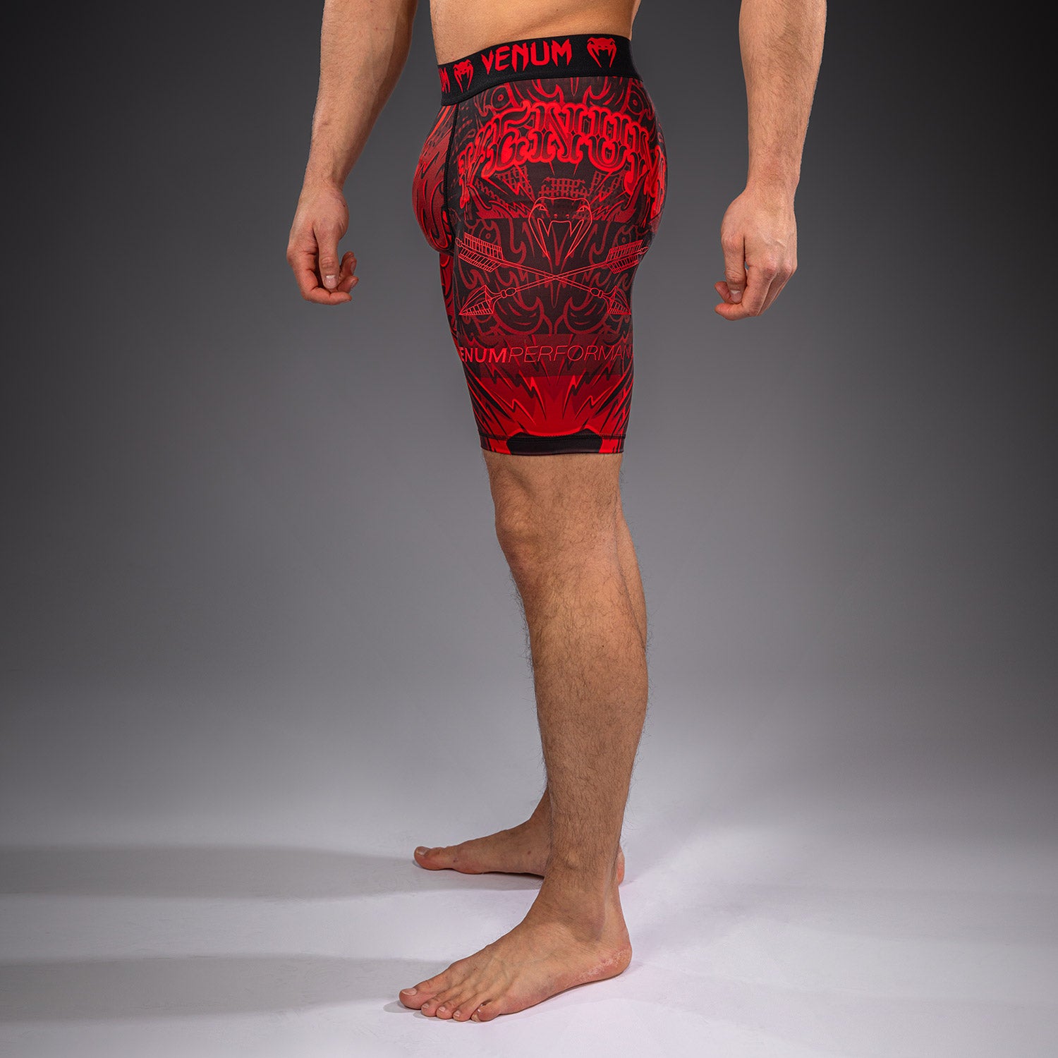 venum-wolf-atak-kompressionsshort-schwarz-rot-f-r-herren image 2