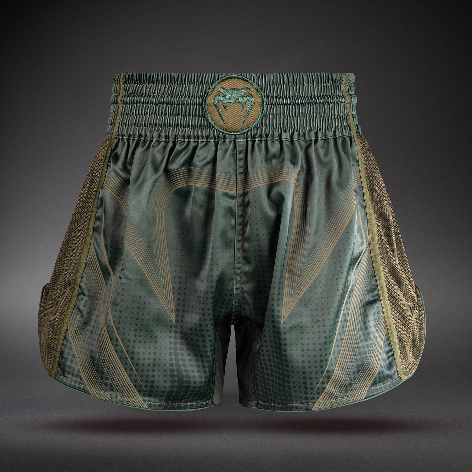 venum-stealth-muay-thai-shorts-khaki-dunkelgr-n image 1