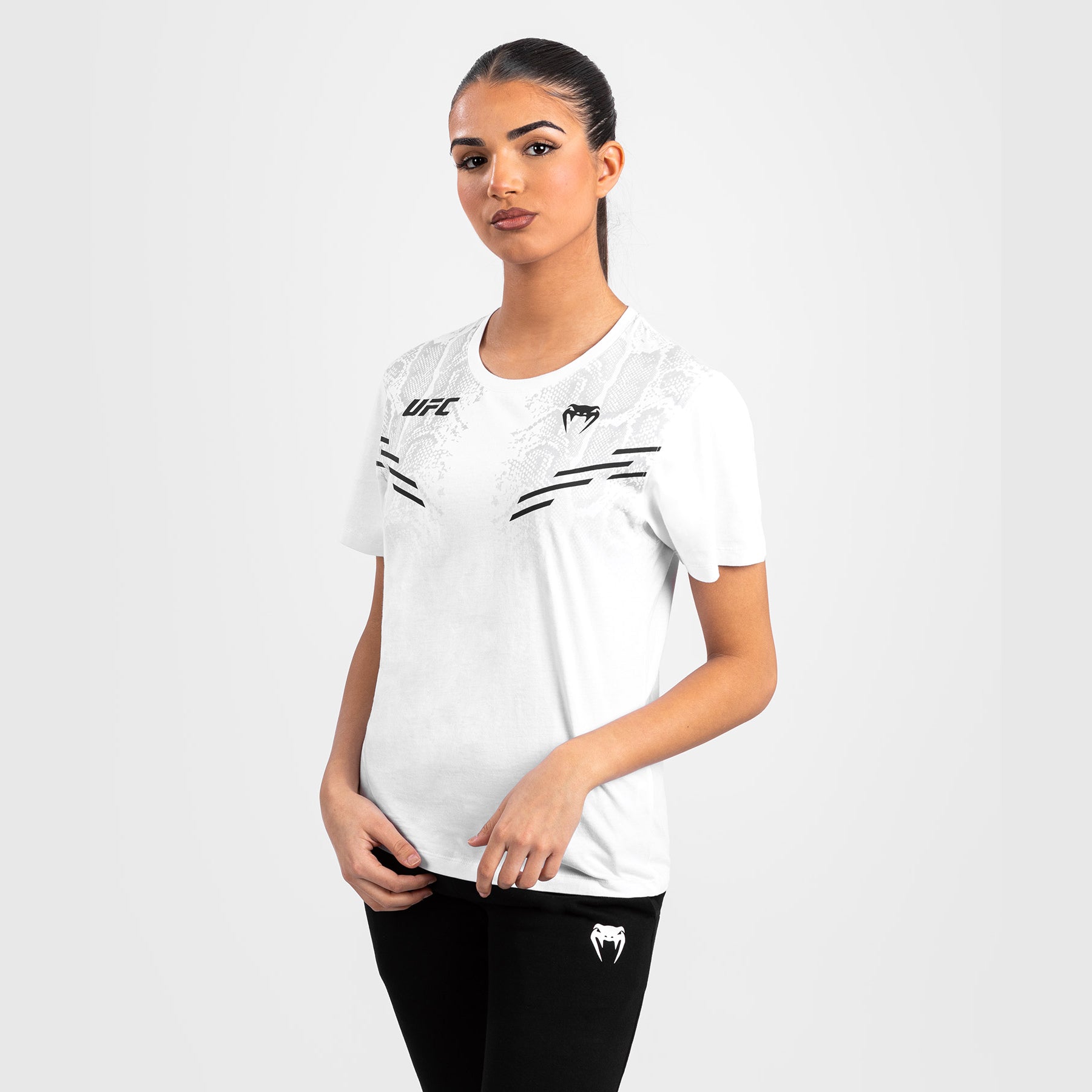 ufc-adrenaline-by-venum-replica-t-shirt-damen-kurzarm-wei image 3