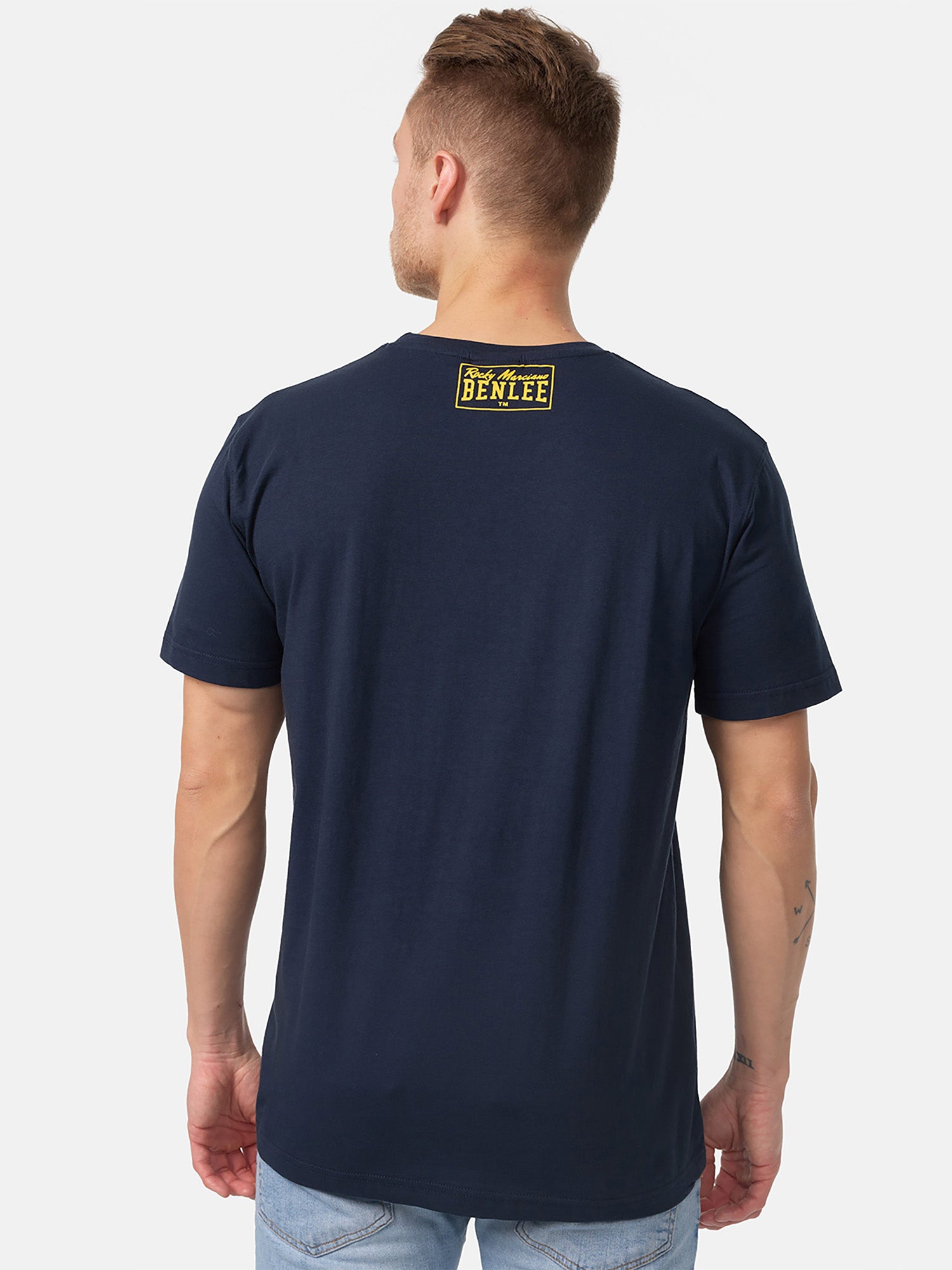 benlee-duxbury-t-shirt-herren-straight-cut-shirt-aus-baumwolle-mit-front-print image 3