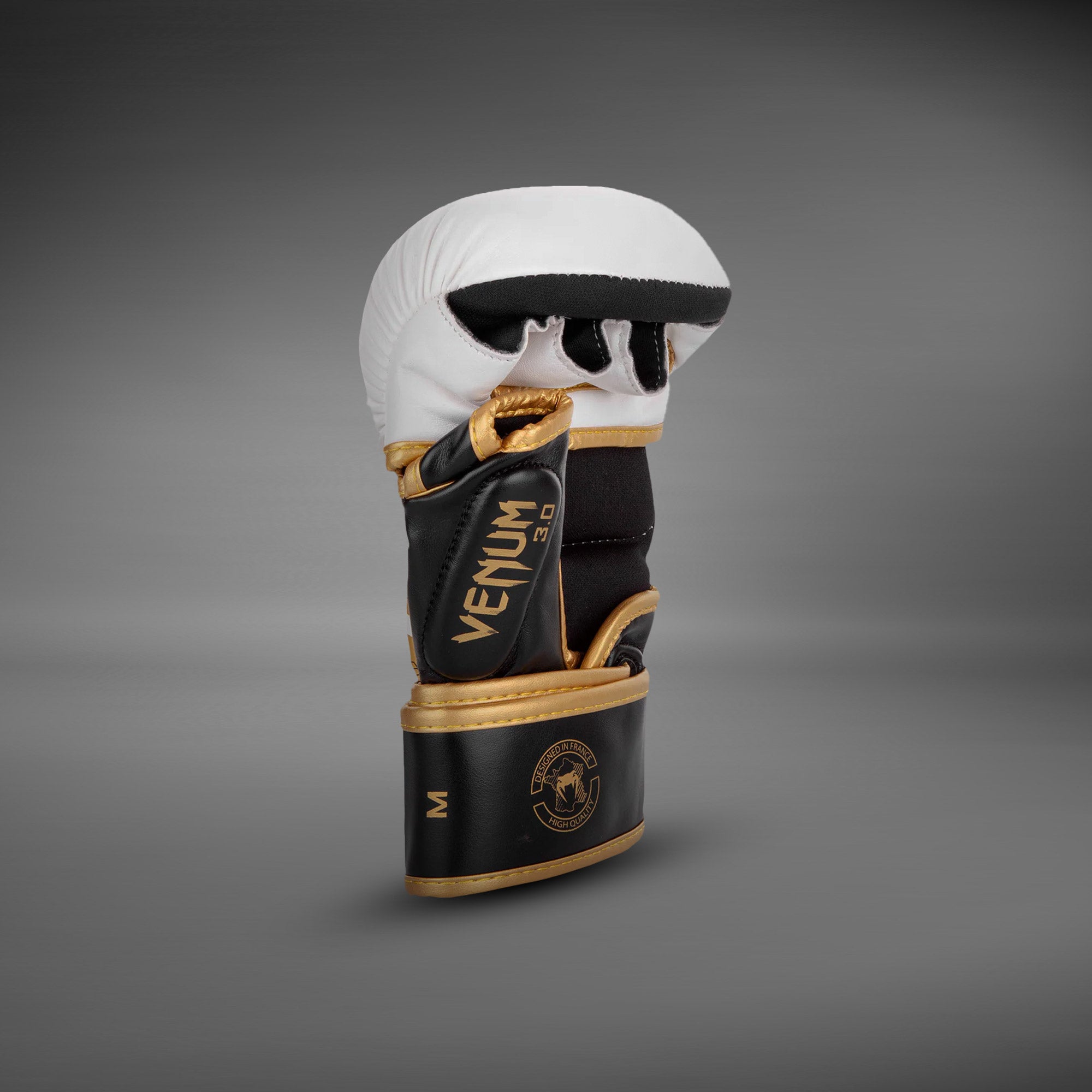 venum-challenger-3-0-mma-sparringhandschuhe-wei-schwarz-gold image 2