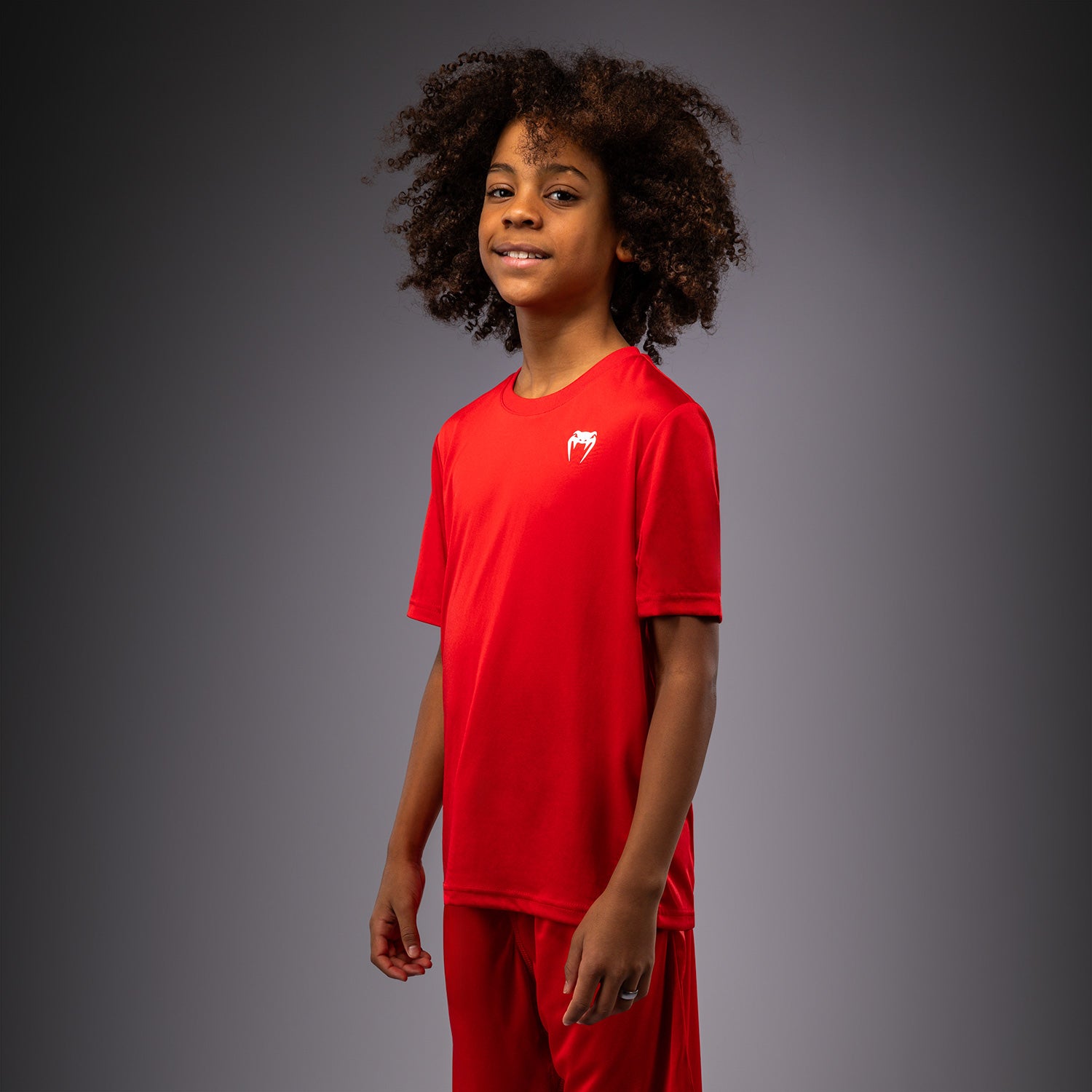 venum-lineup-t-shirt-kurzarm-kinder-rot-wei image 2