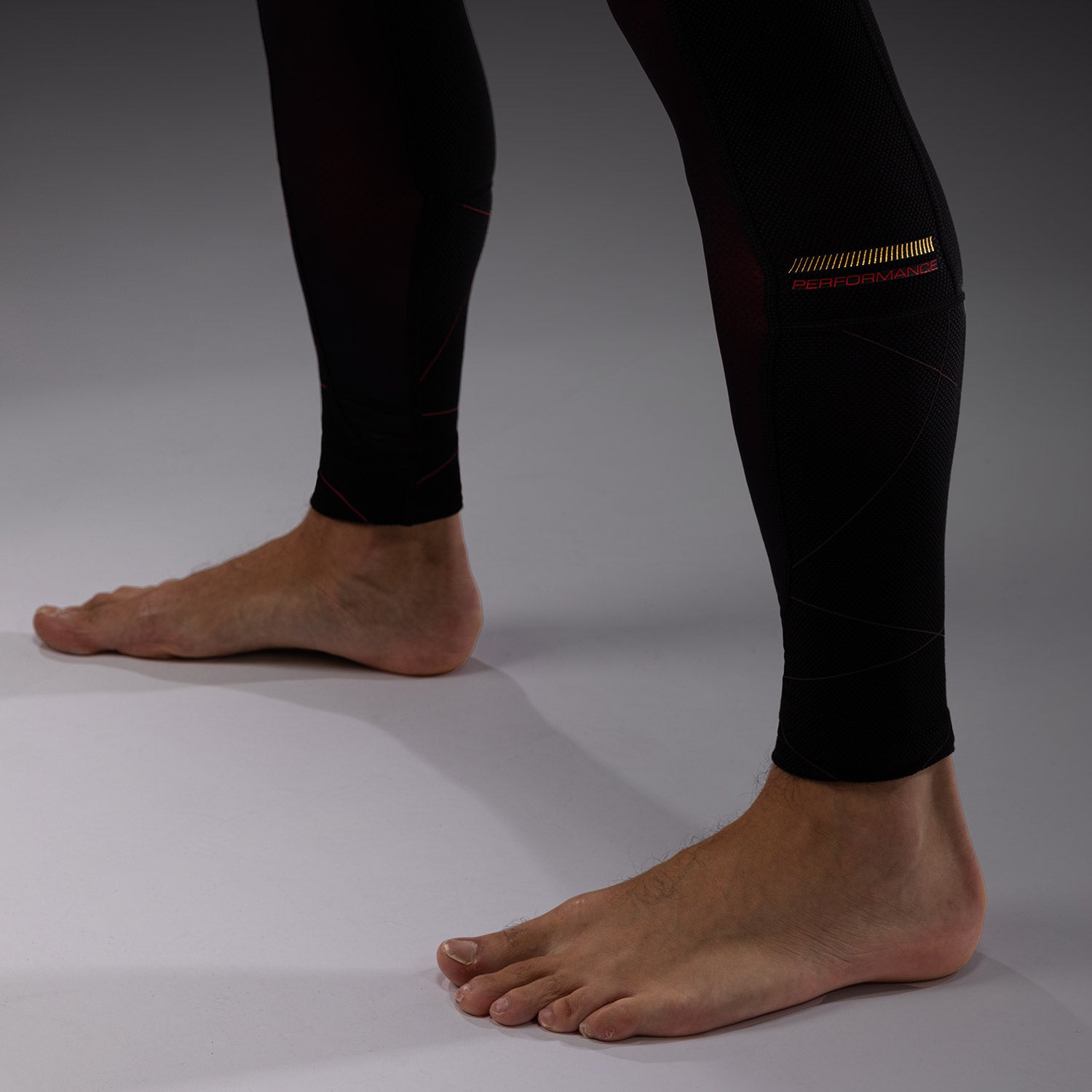 venum-tactical-xt-spats-leggings-schwarz-burgund-gold image 8