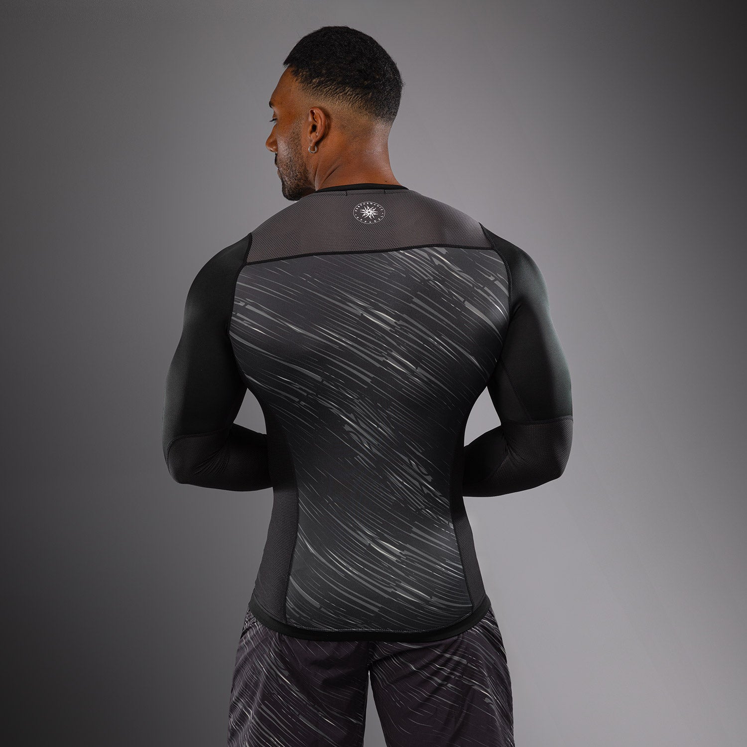 venum-rapid-langarm-rashguard-schwarz-sturmgrau image 3