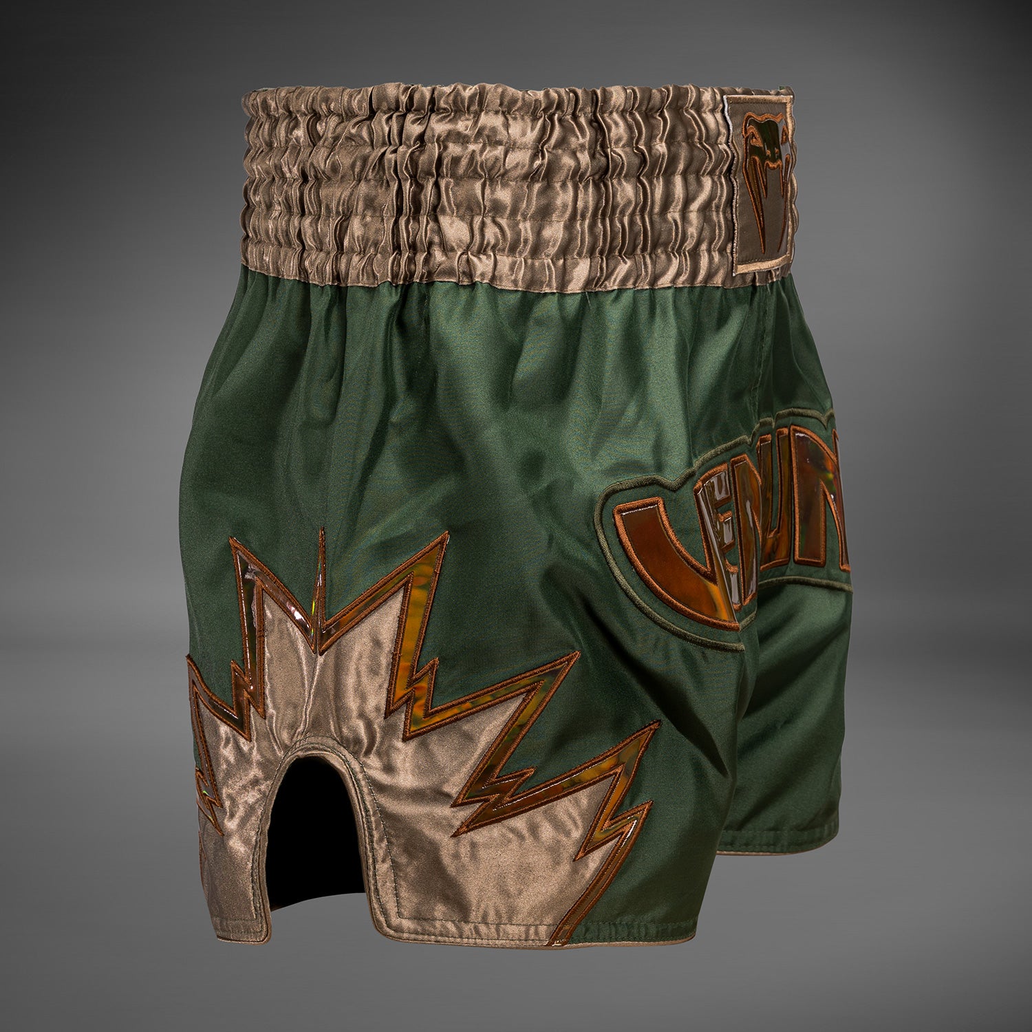 venum-inferno-muay-thai-shorts-khaki-bronze-made-in-thailand image 4