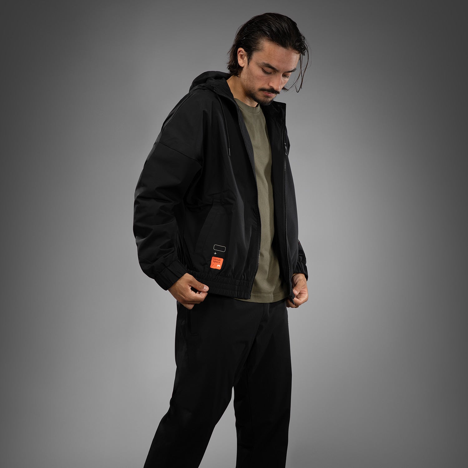 venum-eclipse-trainingsjacke-schwarz-elfenbein image 3