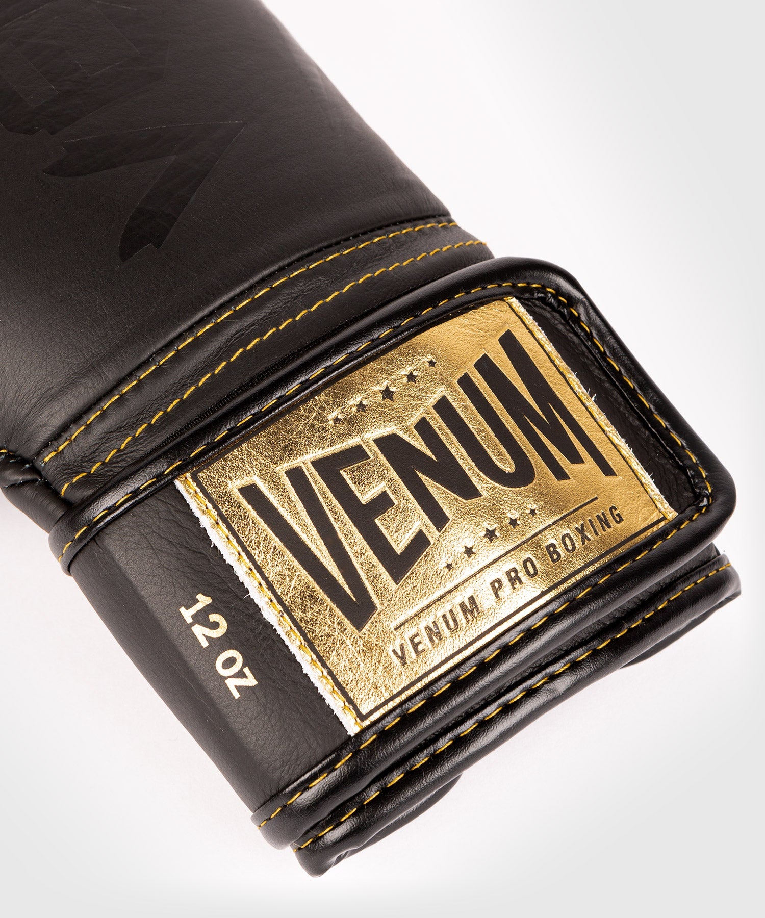 venum-hammer-profi-boxhandschuhe-klett-schwarz-schwarz-gold image 3