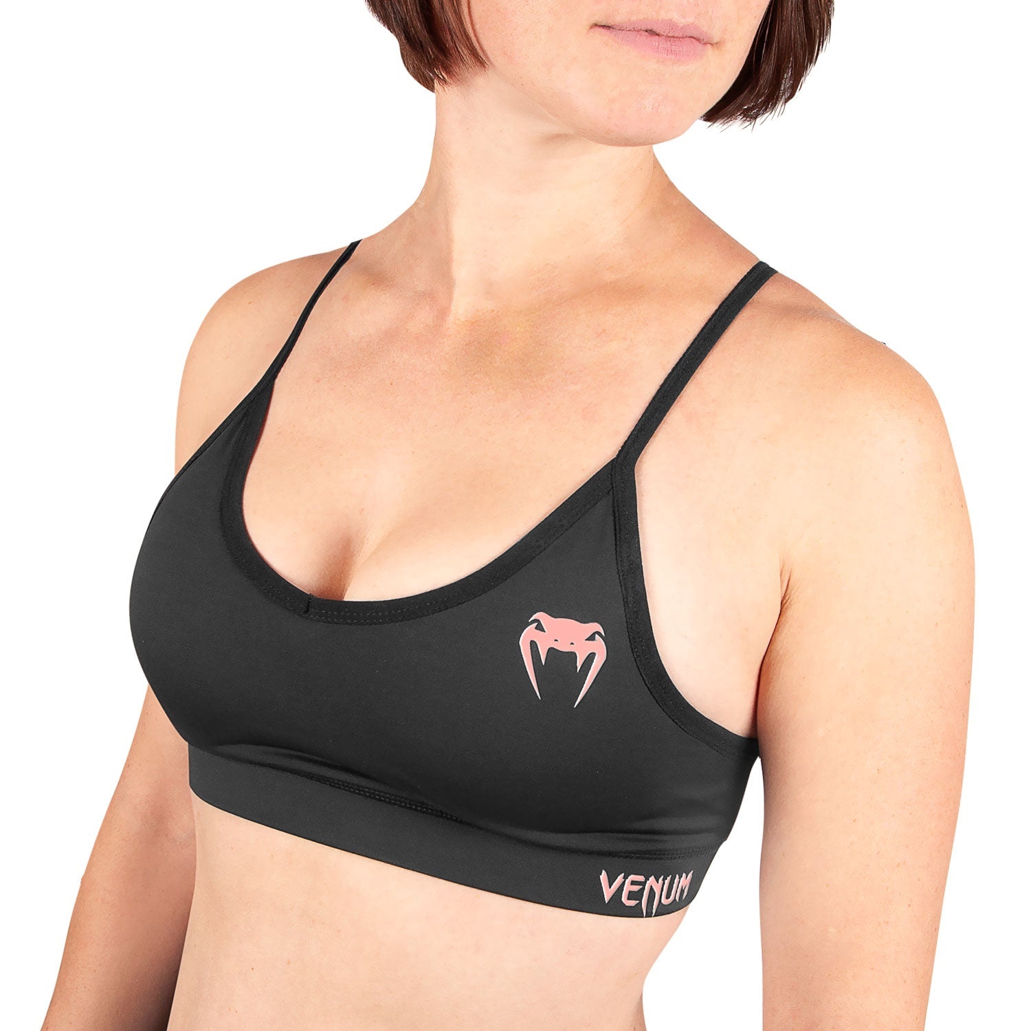 venum-tecmo-sport-bh-damen-schwarz-rosa image 3