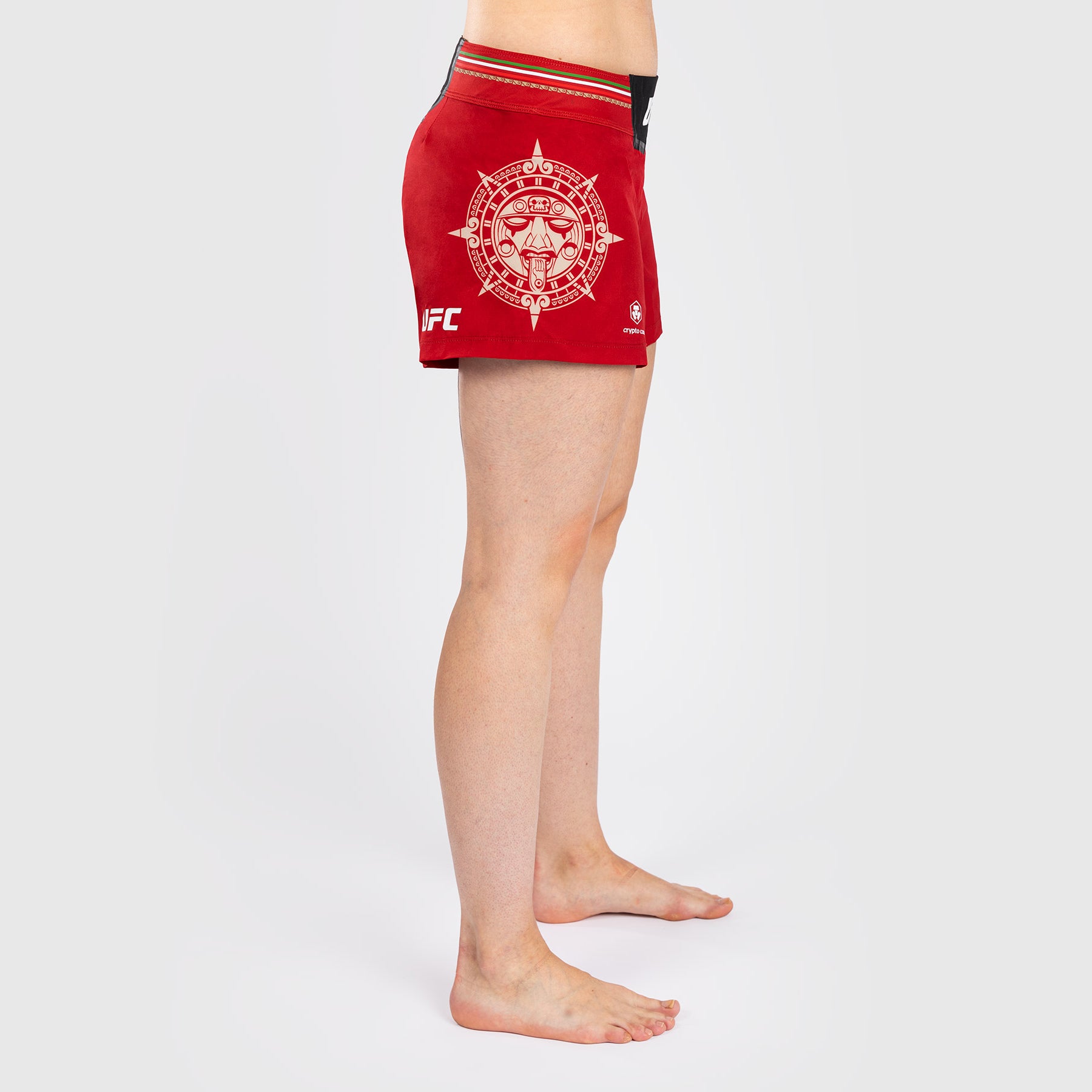 venum-noche-ufc-authentic-fight-night-kampfshorts-damen-rot image 4