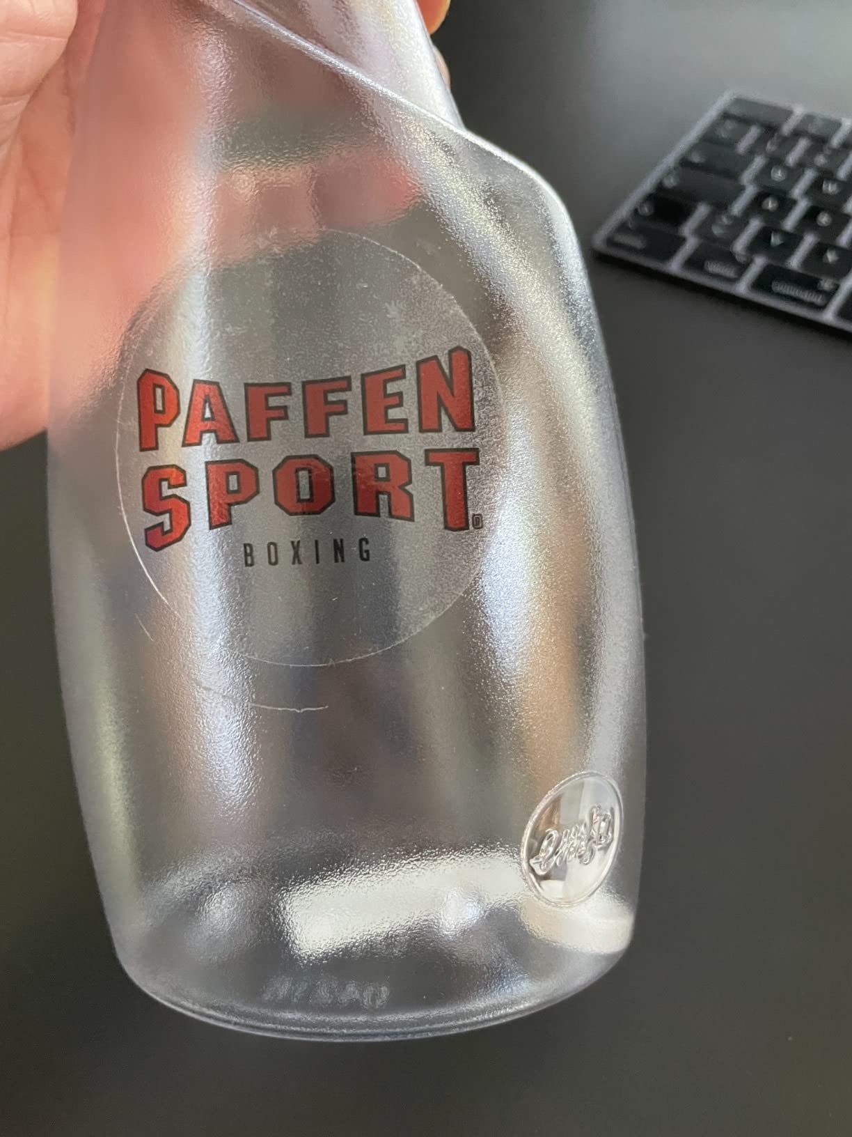 Praktische Trainer-Flasche