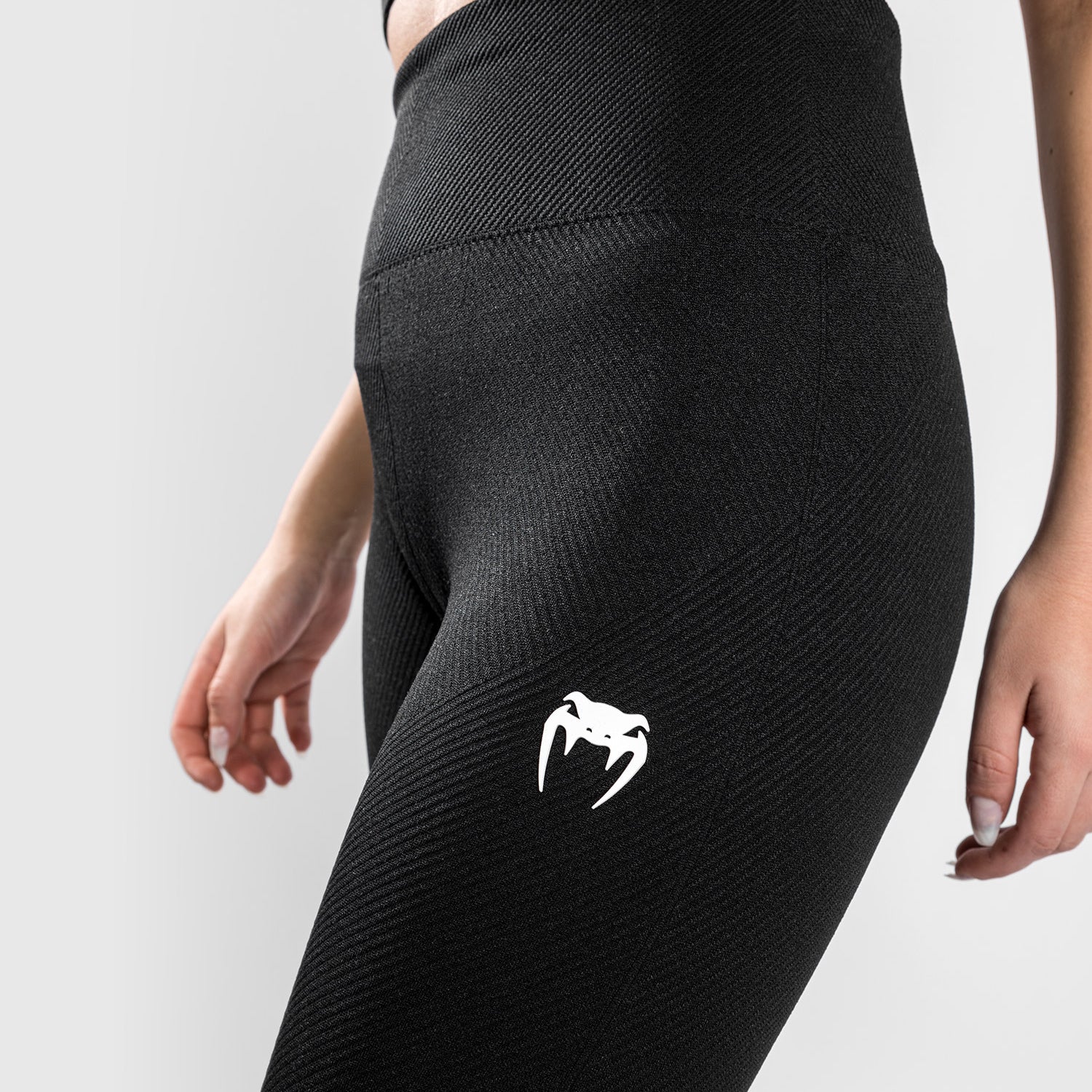 venum-sparring-seamless-leggings-damen-schwarz image 5