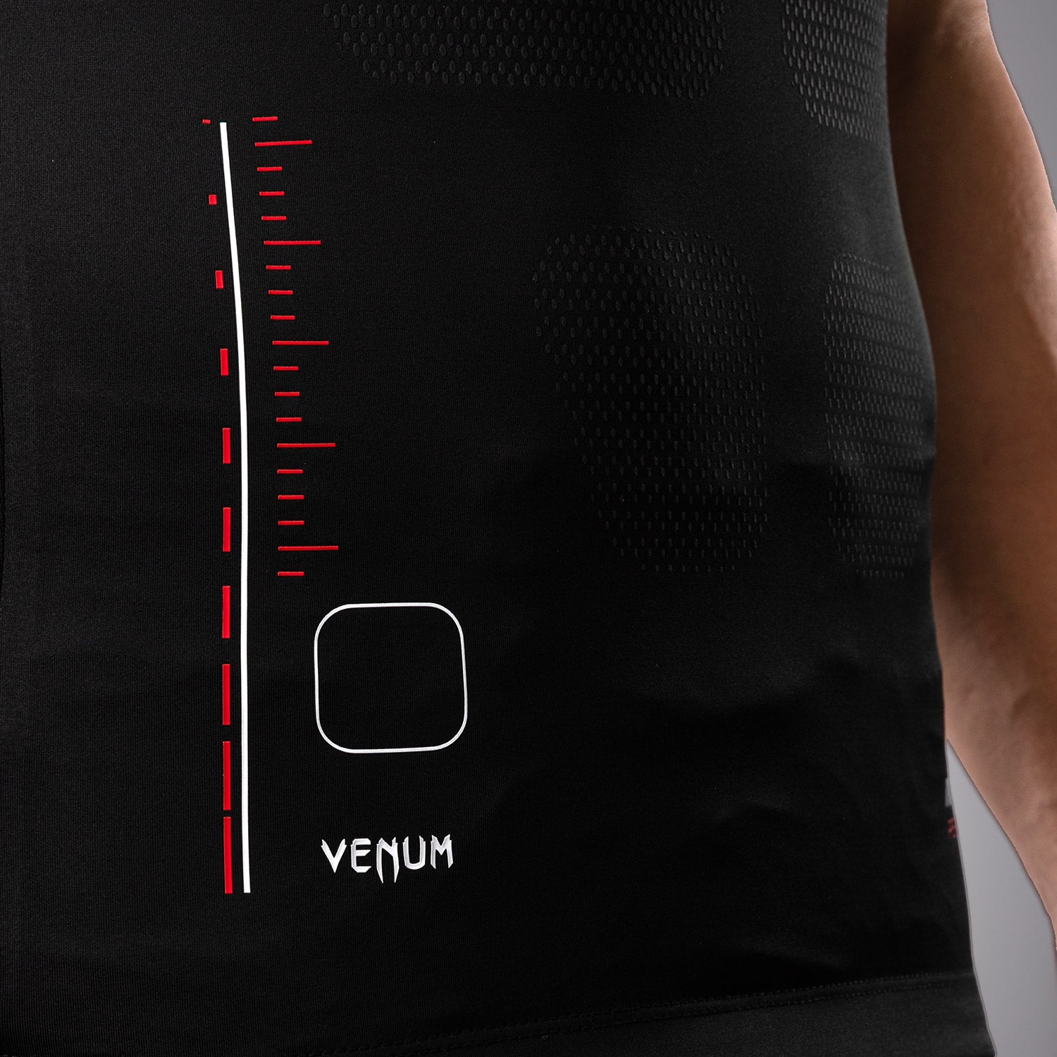 venum-tactical-xt-herren-rashguard-ohne-rmel-schwarz-feuerrot image 5