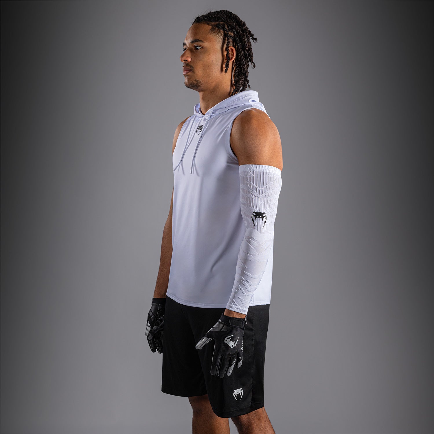 venum-elite-rmelloser-dry-tech-kapuzenpullover-wei image 3