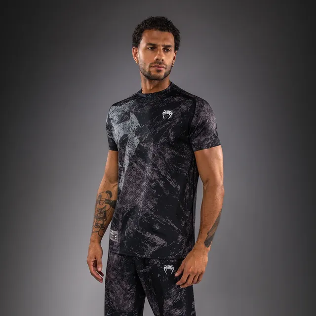 venum-rage-workout-dry-tech-t-shirt-schwarz-grau image 1