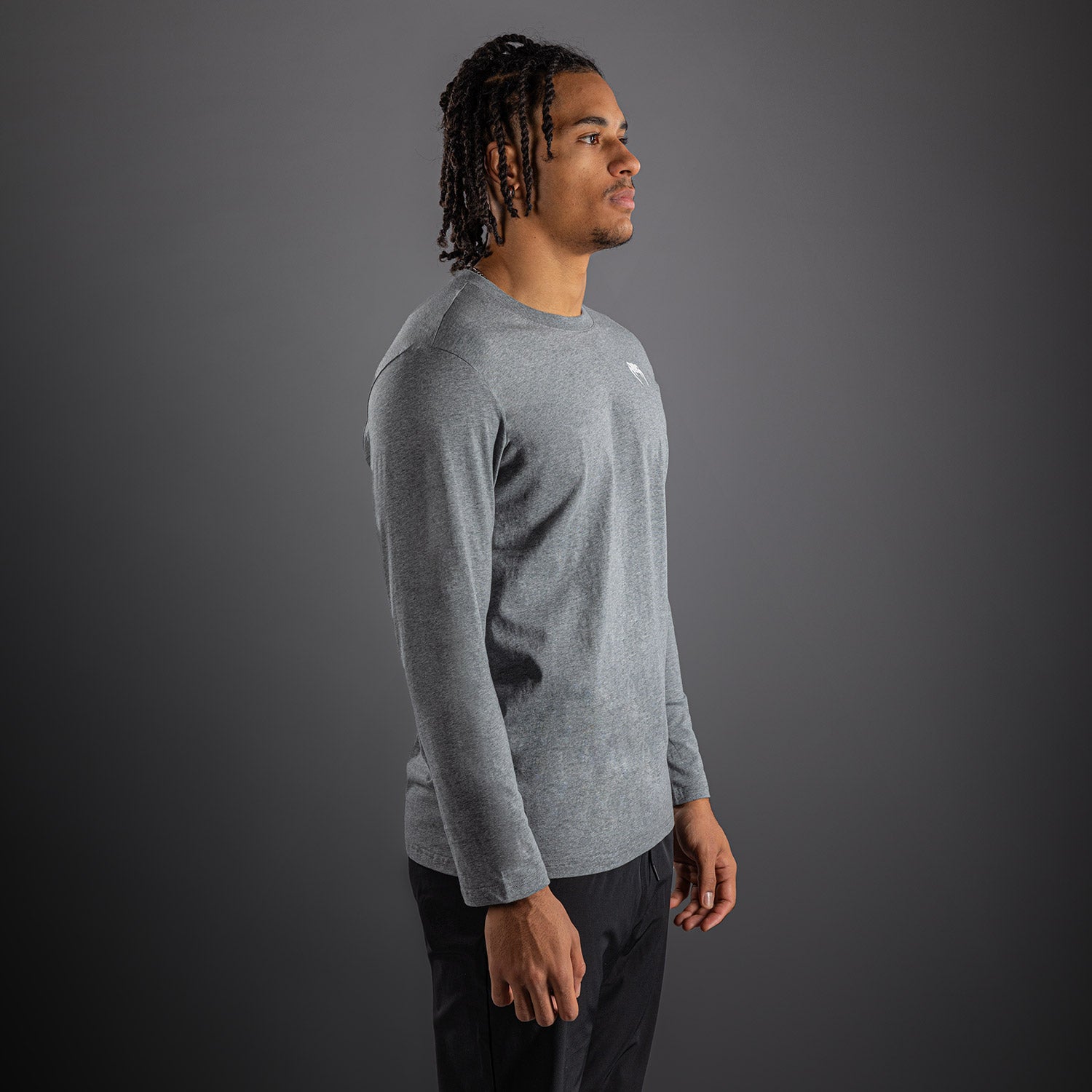 venum-lineup-langarm-t-shirt-f-r-herren-m-lange-grau-wei image 3