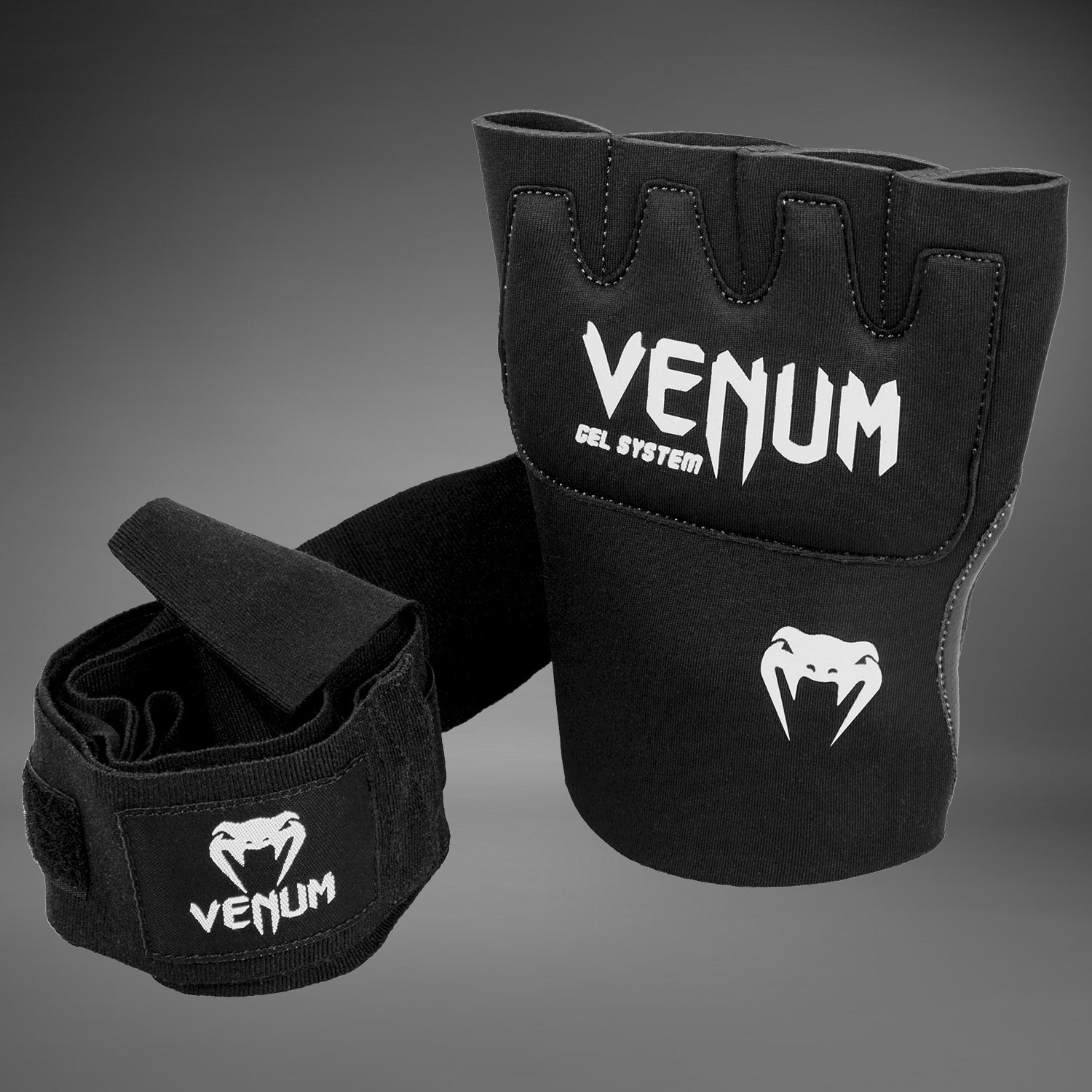 venum-gel-kontact-handschuh-wraps-schwarz image 5