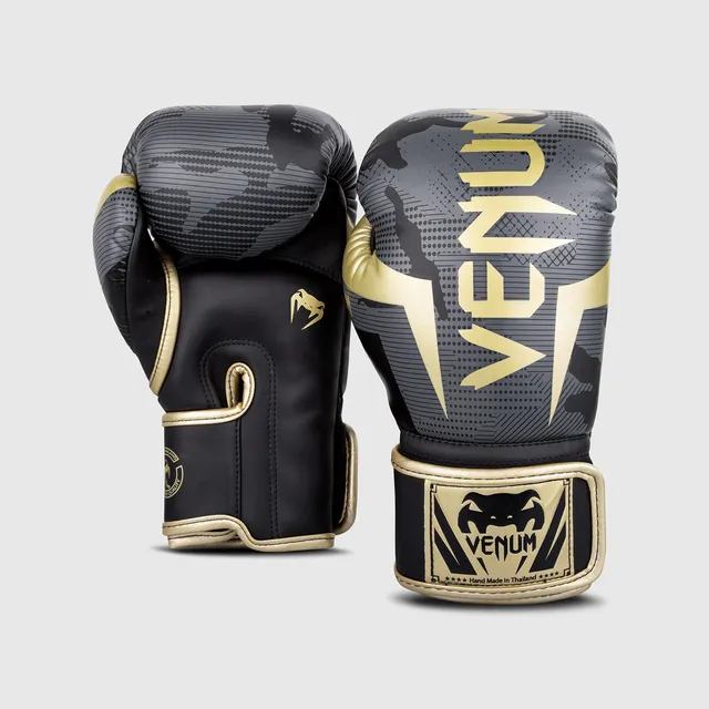 venum-elite-boxhandschuhe-schwarz-gold-tarnung image 1