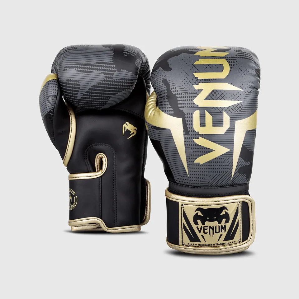 venum-elite-boxhandschuhe-schwarz-gold-tarnung image 1