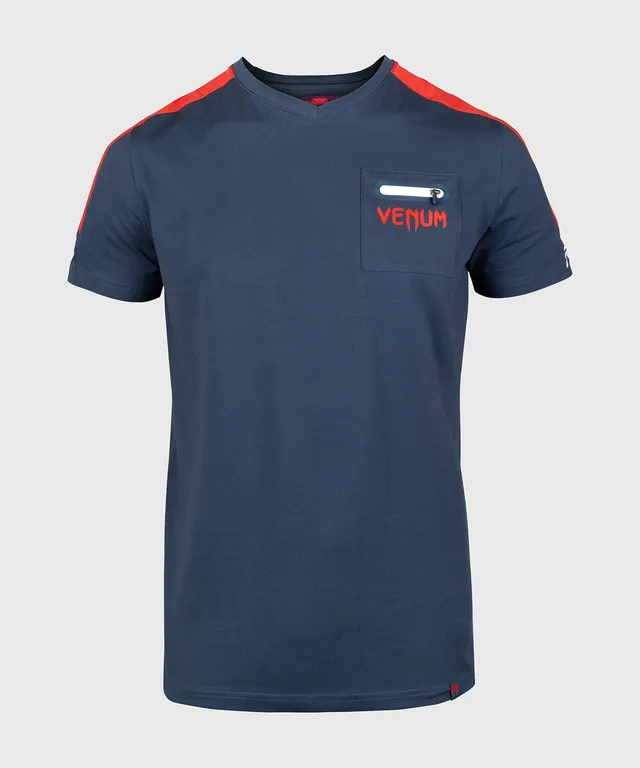 venum-cargo-t-shirt-dunkelblau-himbeere-wei image 1