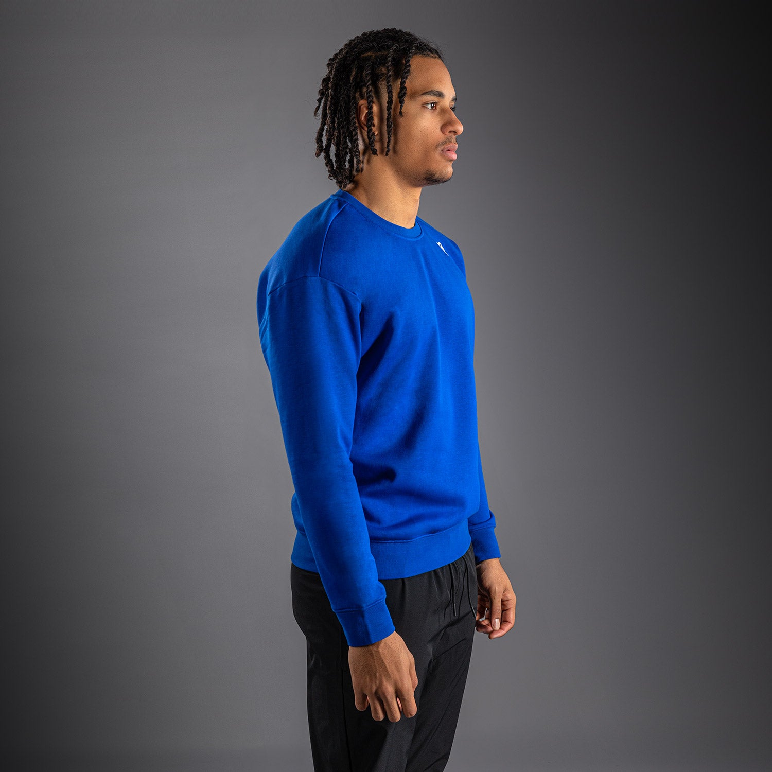 venum-lineup-fleece-crew-sweatshirt-k-nigsblau-wei image 2