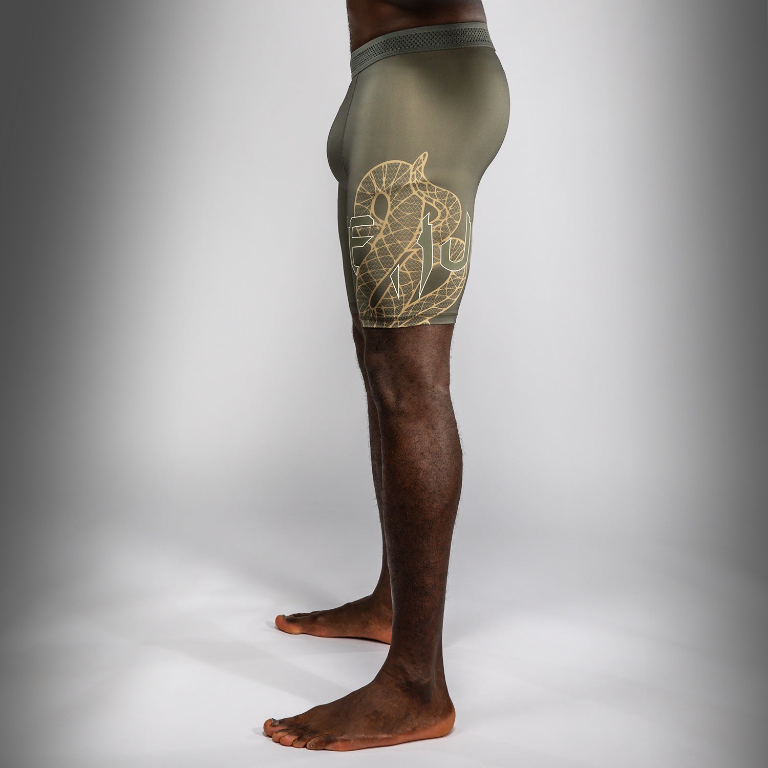 venum-serpenti-vale-tudo-shorts-khaki-bronze-ivory image 2