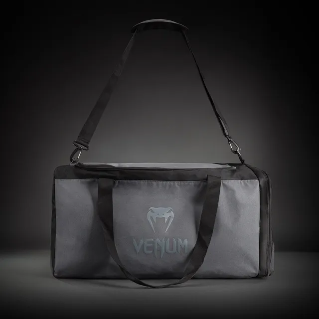 venum-essential-sporttasche-61-l-duffle-bag-grau-schwarz image 1