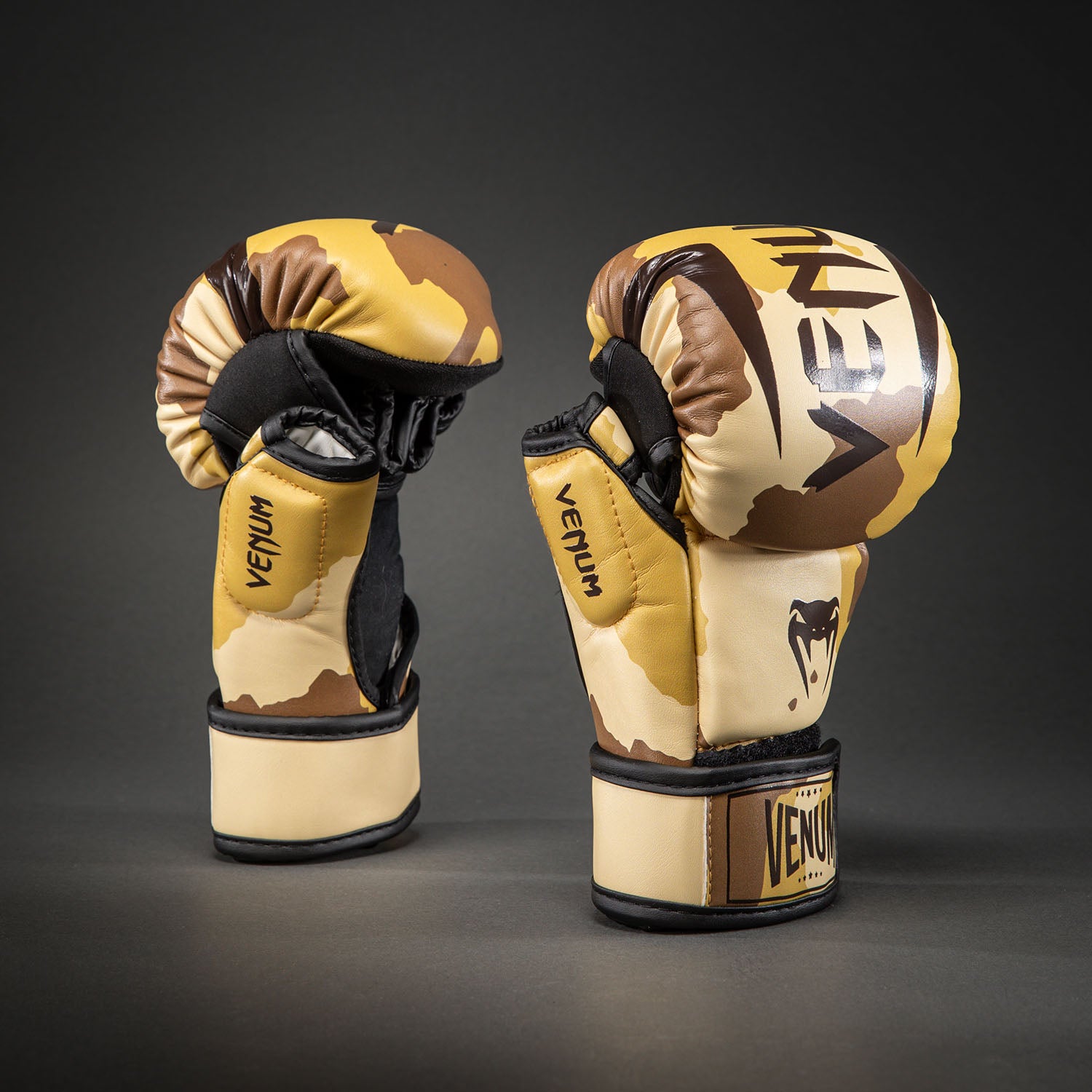venum-elite-sparringhandschuhe-hellbeige-braun-boxhandschuhe-training image 1
