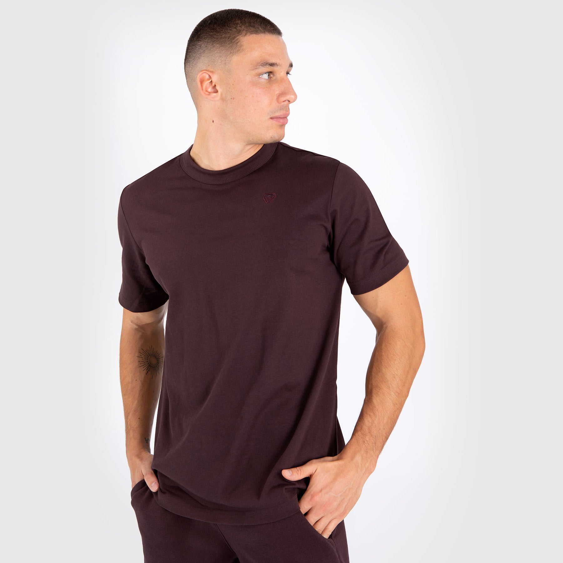 venum-silent-power-t-shirt-dunkelbraun-herren-baumwoll-shirt image 3