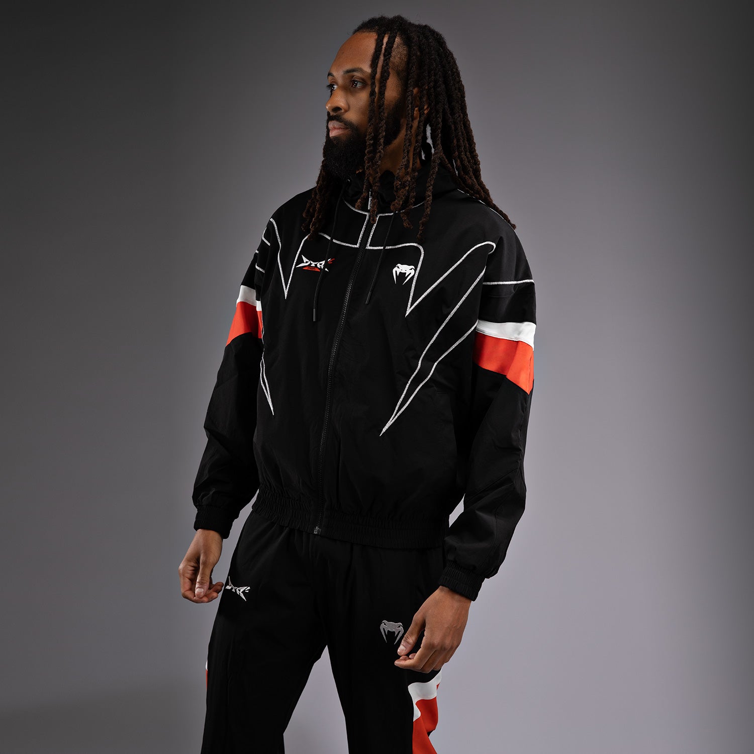 venum-x-dtr-fight-attack-90-trainingsanzugjacke-schwarz-orange image 2