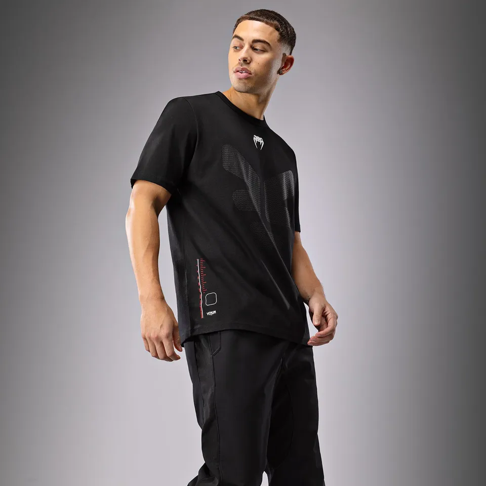 venum-tactical-xt-t-shirt-herren-schwarz-feuerrot image 1