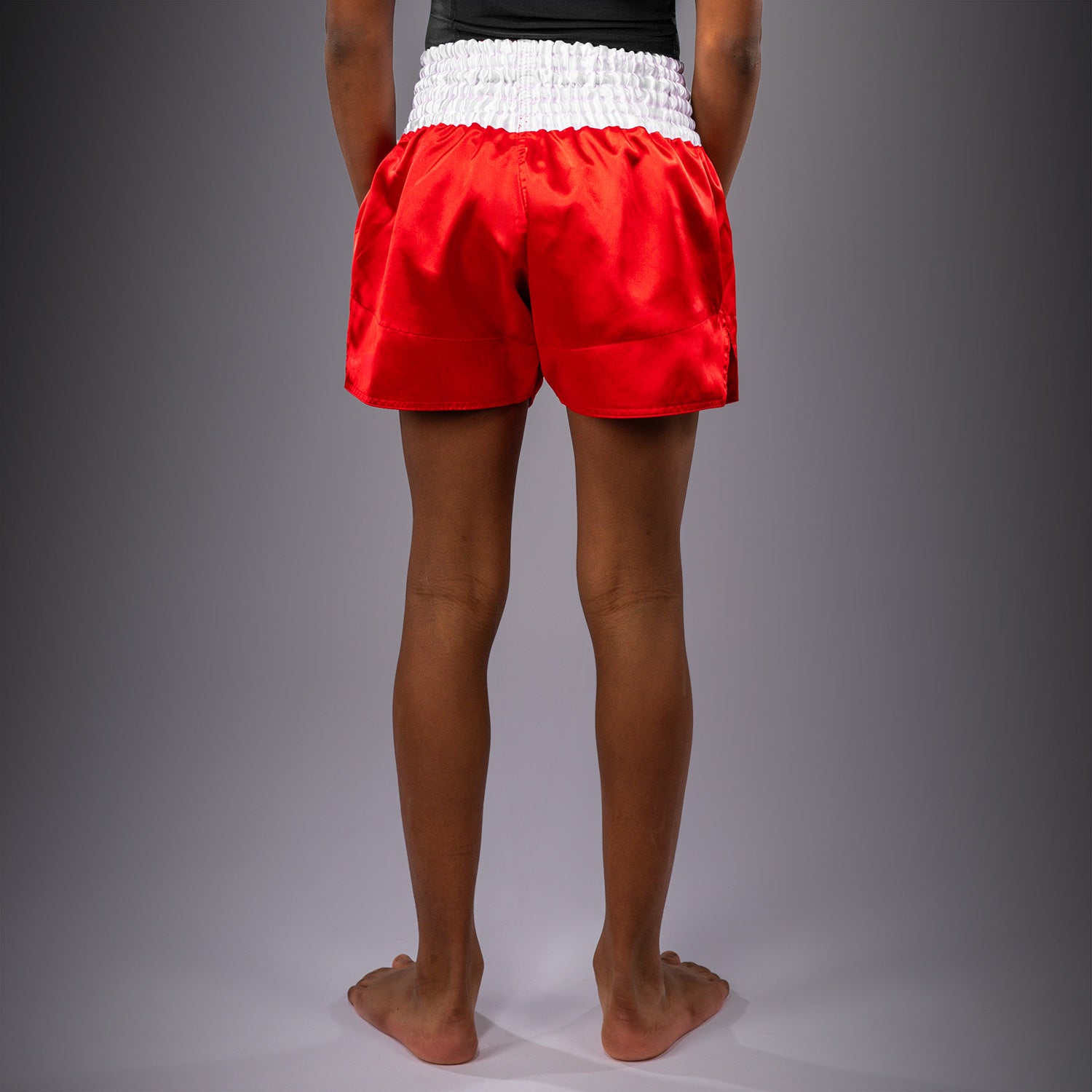 venum-classic-muay-thai-shorts-kinder-feuerrot image 4