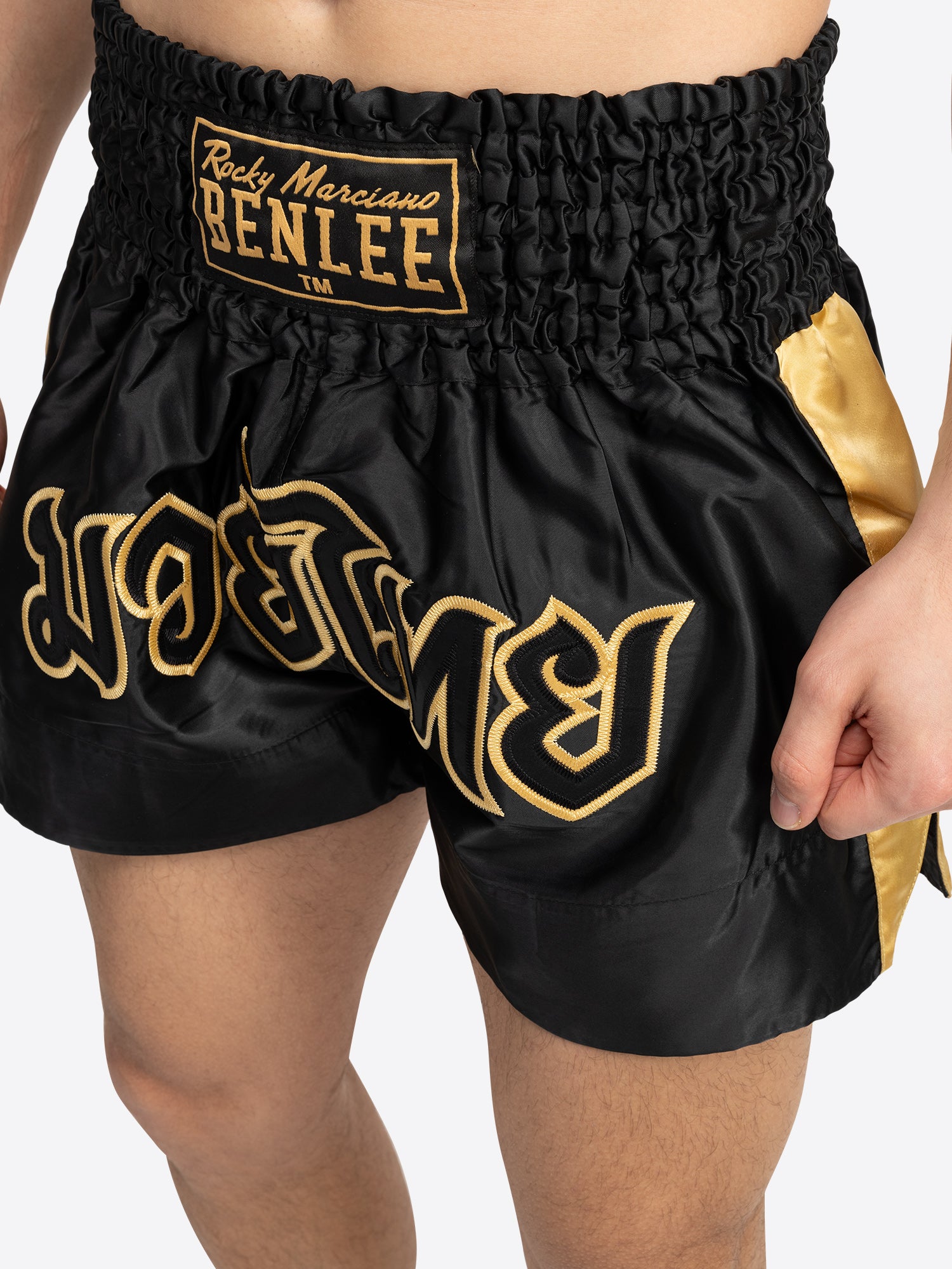 benlee-goldy-thaiboxhose-satin-muay-thai-shorts-f-r-training-wettkampf image 5