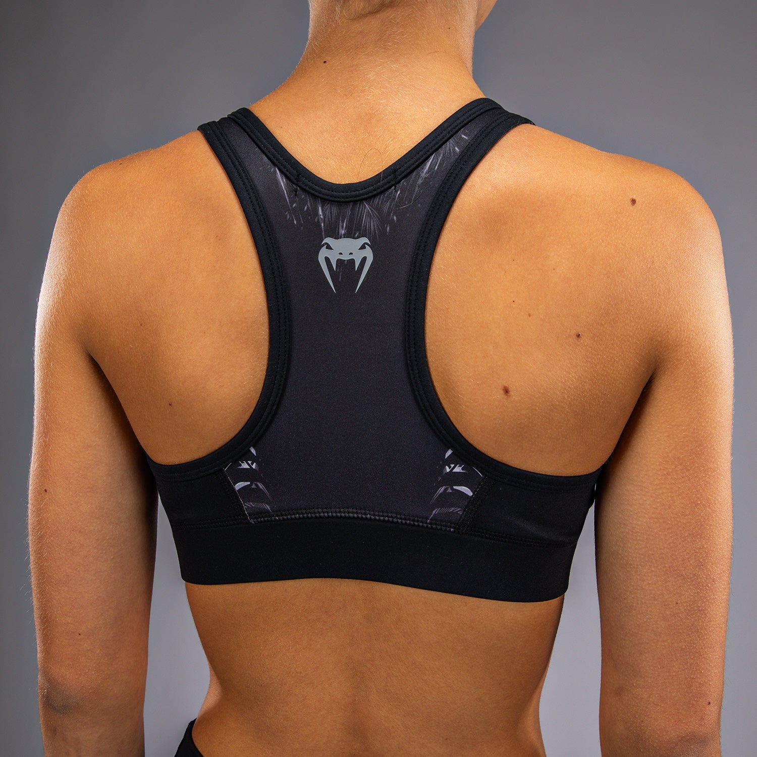 venum-tiger-damen-sport-bh-schwarz-silber image 4