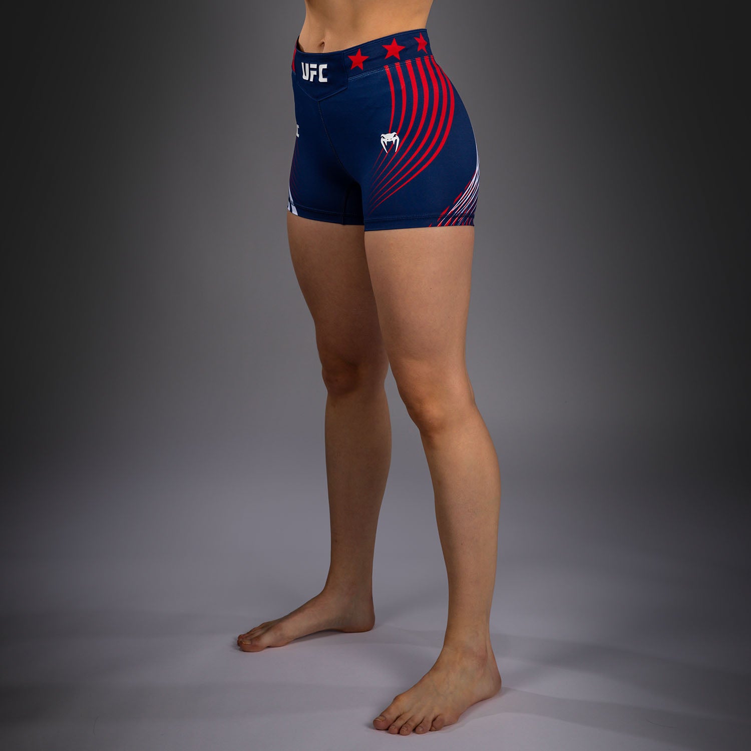 ufc-freedom-250-by-venum-authentic-vale-tudo-shorts-damen-blau-short-fit image 2