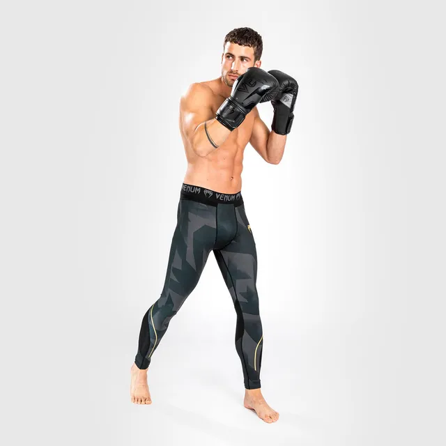 venum-razor-kompressionshose-schwarz-gold image 1