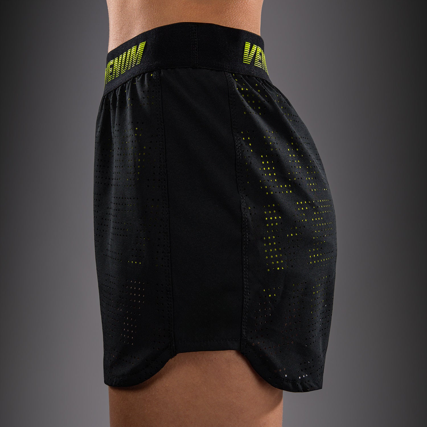 venum-lazer-trainingsshorts-f-r-damen-schwarz-gelb image 6
