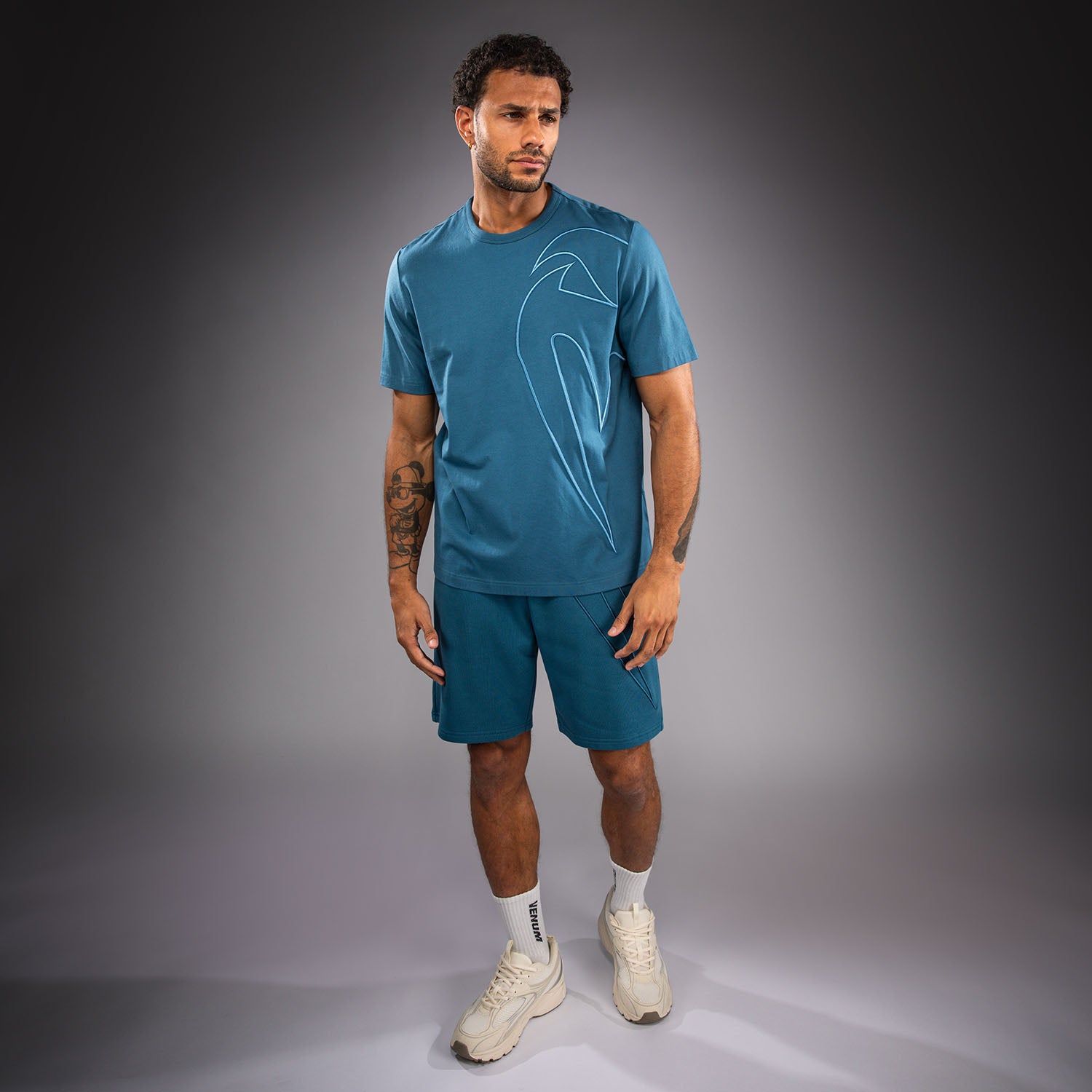 venum-giant-3d-t-shirt-baumwolle-ozeanblau-herren image 2
